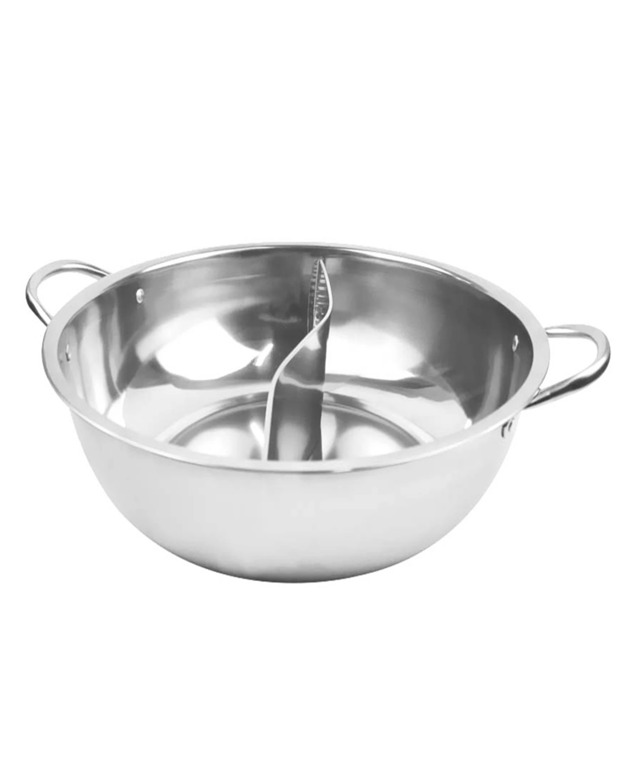 1 Toque 34cm Stainless-Steel Twin Hot Pot No Lid, 1 of 7
