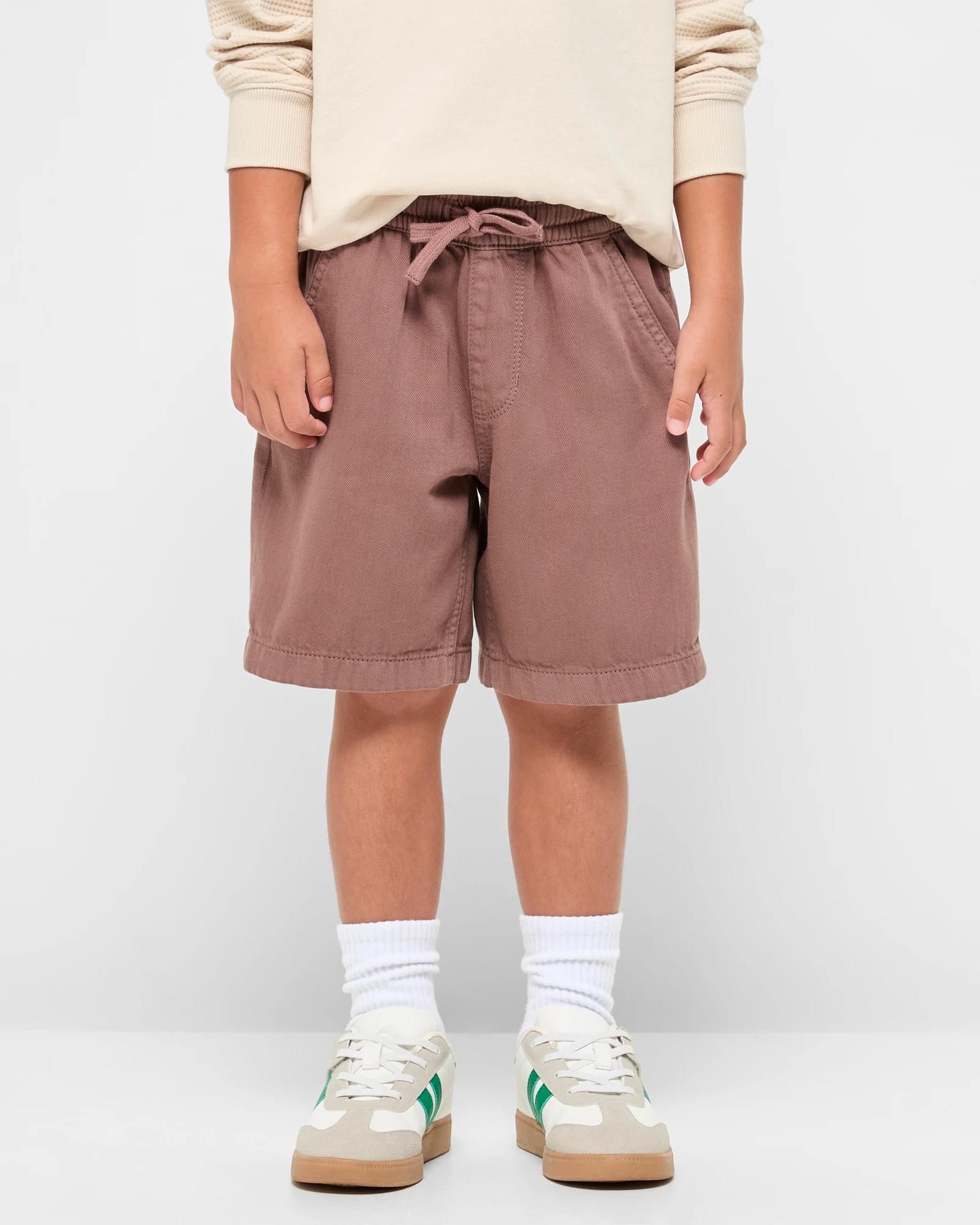 1 Target Denim Pull On Volley Shorts BROWN, 1 of 5