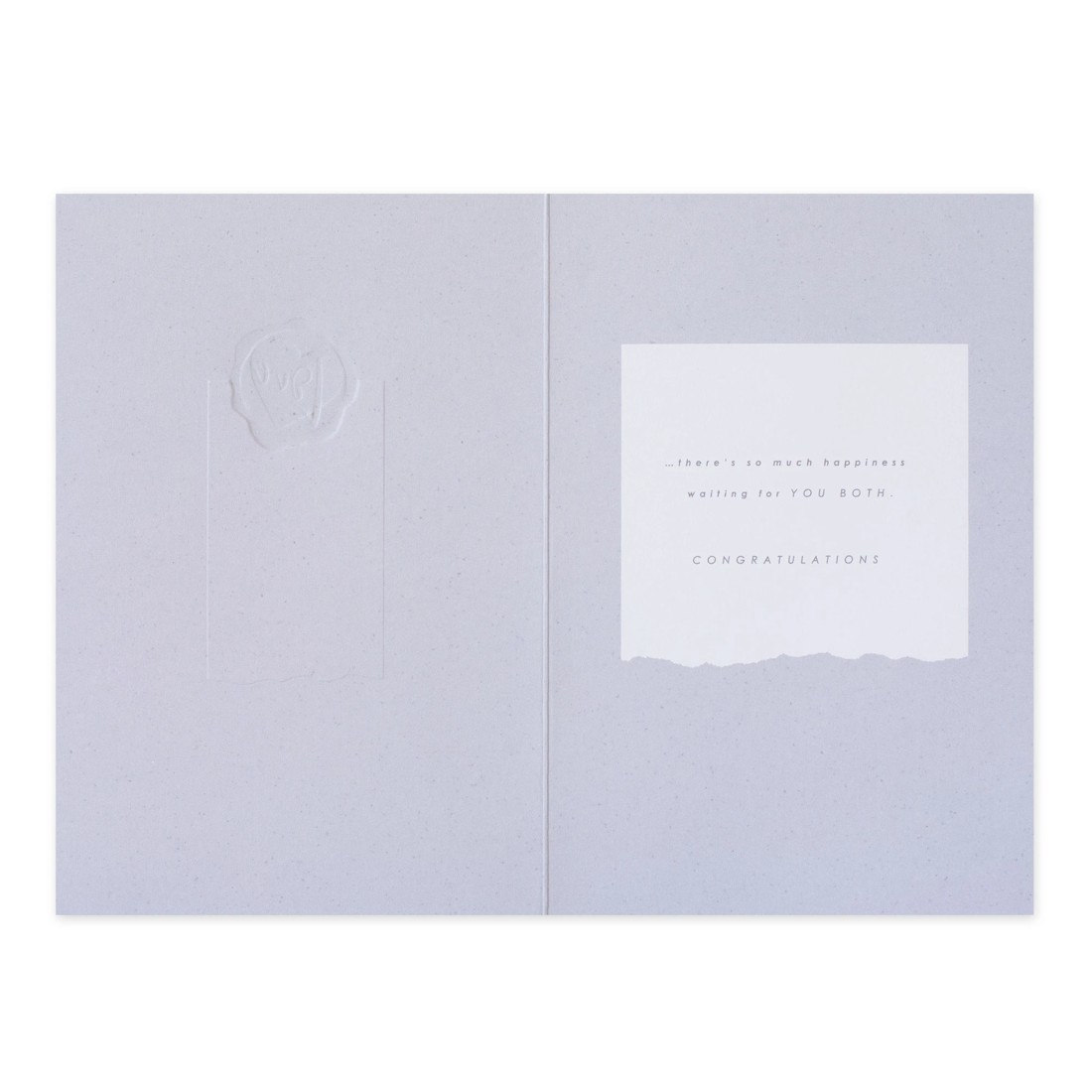 2 Connections from Hallmark Wedding Card - Bronze Foil Stamp, 2 of 3