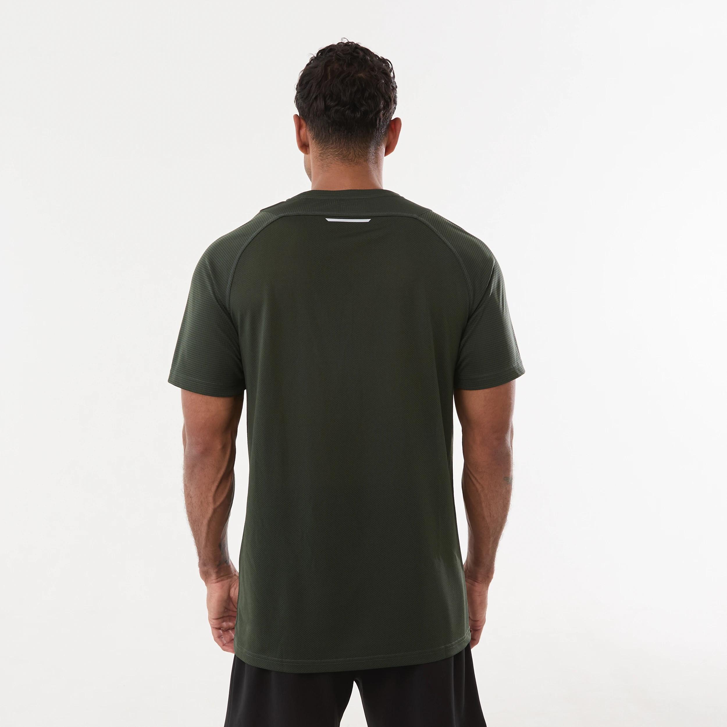 3 Active Mens Performance T-shirt DEEPEST GREEN, 3 of 6