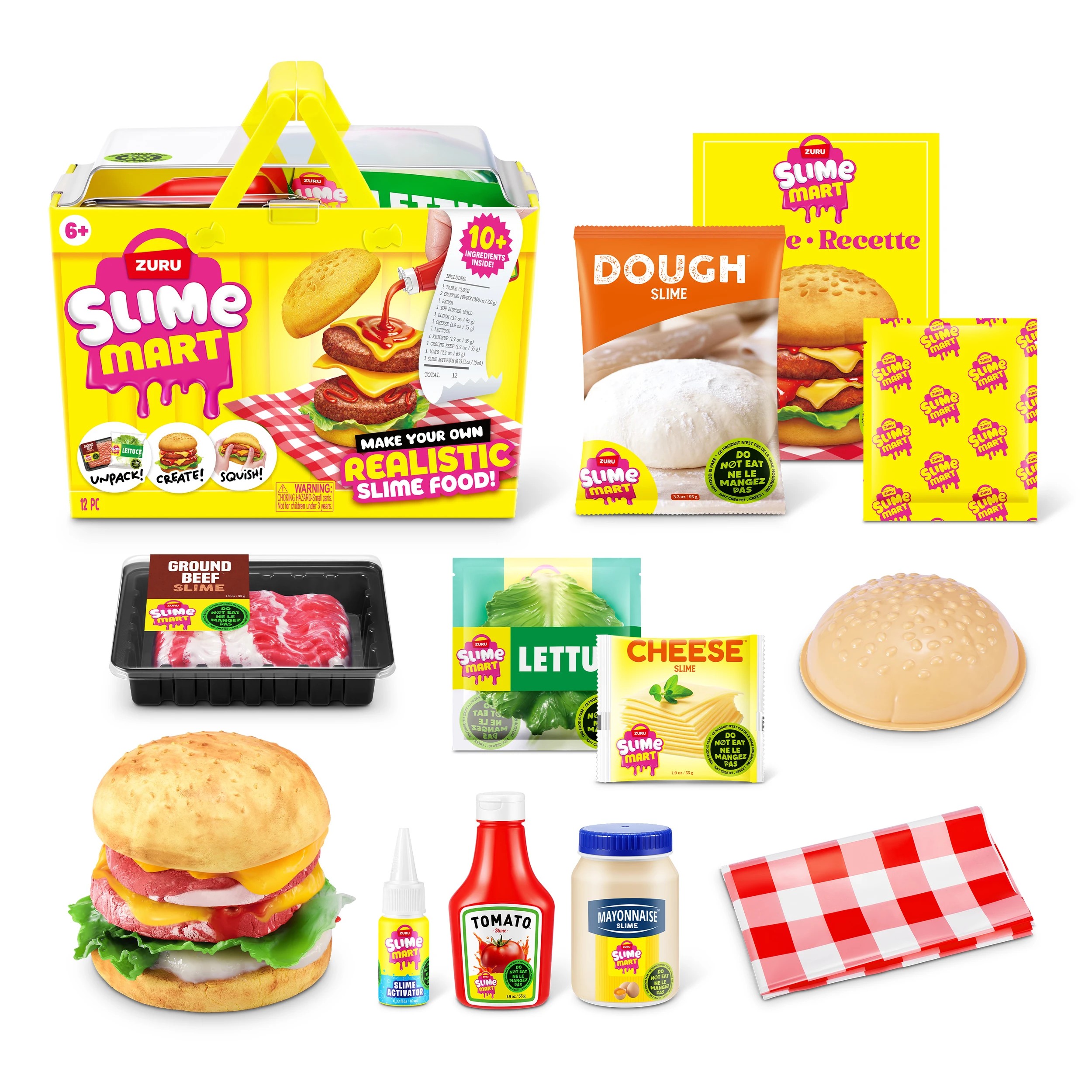 3 12 Piece Zuru Slime Mart Make Your Own Realistic Slime Food Playset, 3 of 9