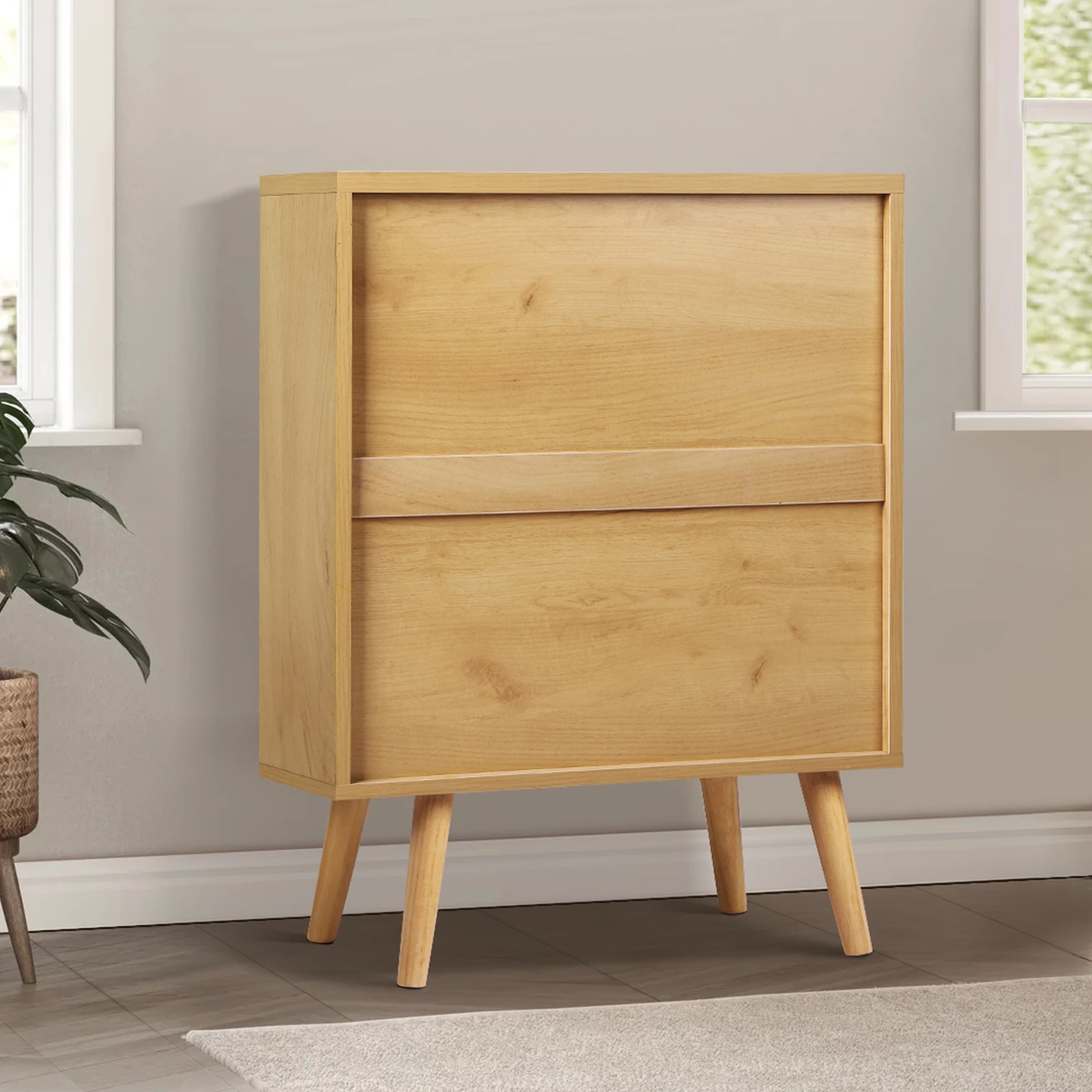 5 Alfordson Chest of Drawers Sideboard Cabinet - Oak, 5 of 9