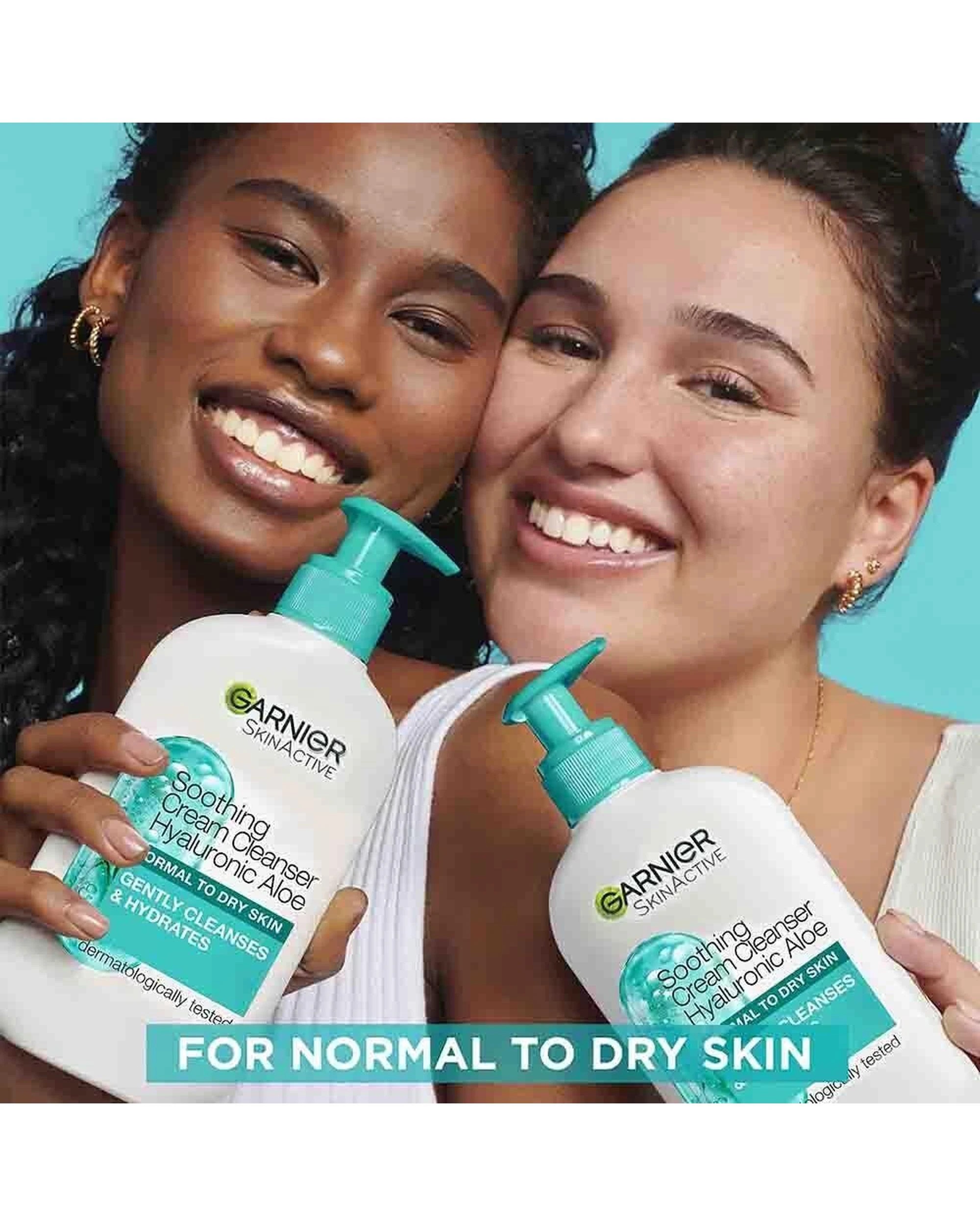 7 3 x Garnier SkinActive Soothing Hyaluronic Aloe Cream Cleanser 250mL, 7 of 8
