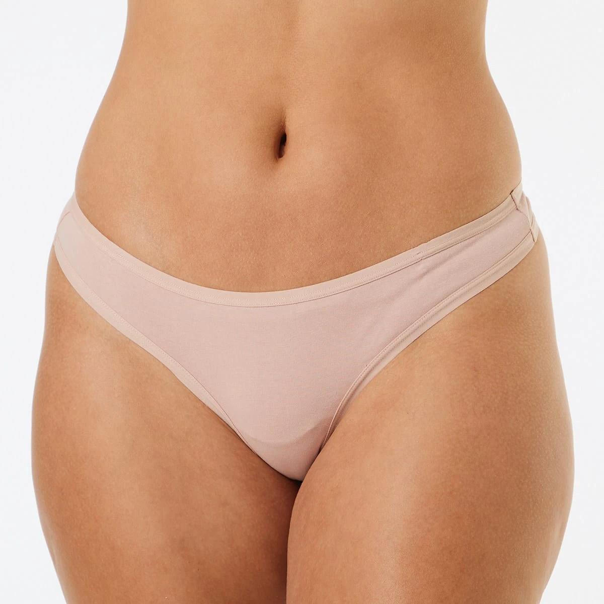 5 7 Pack G-String Briefs OYSTER PINK, GREY MARLE, OMBRE BLUE, BLACK, 5 of 10