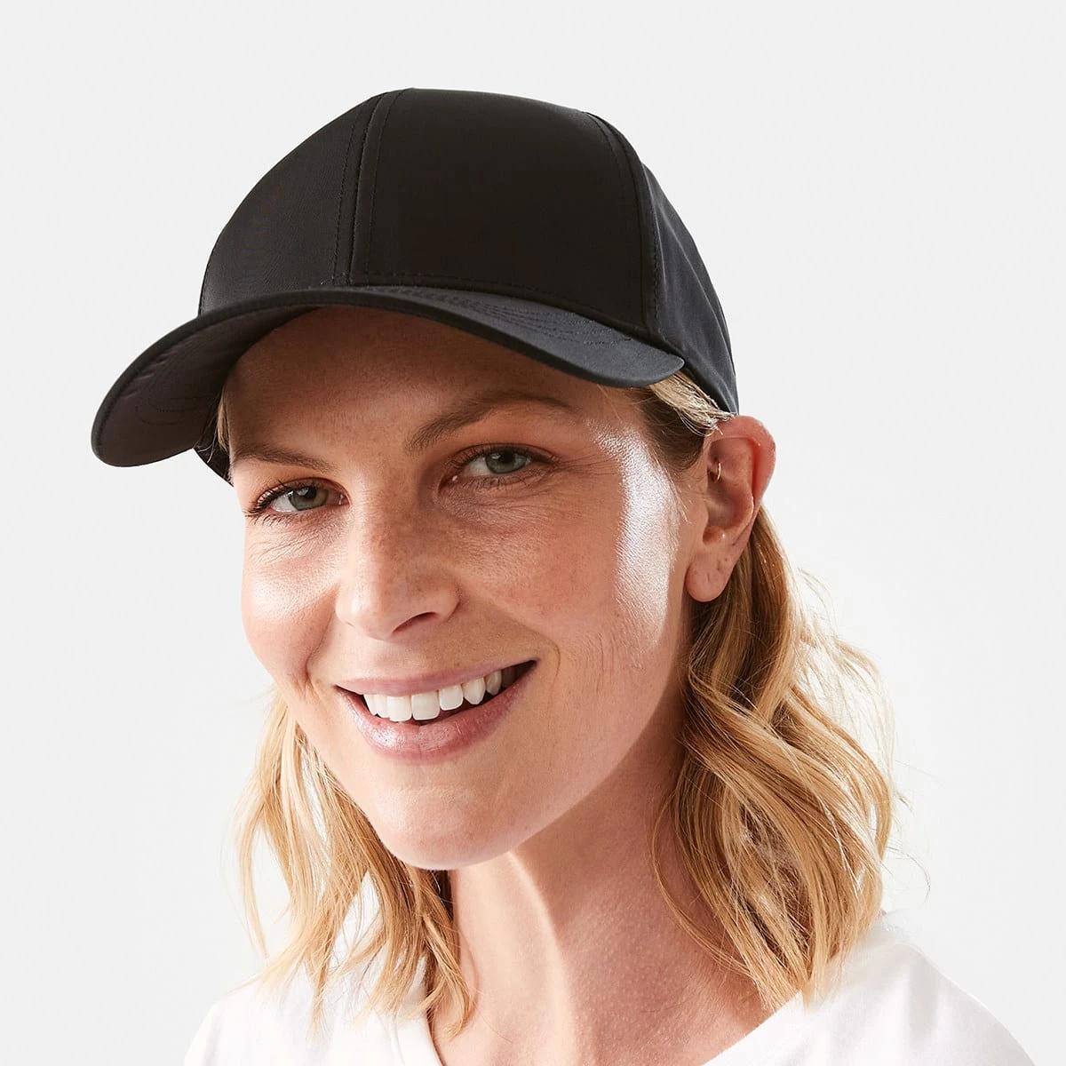 4 Sateen Cap BLACK, 4 of 5