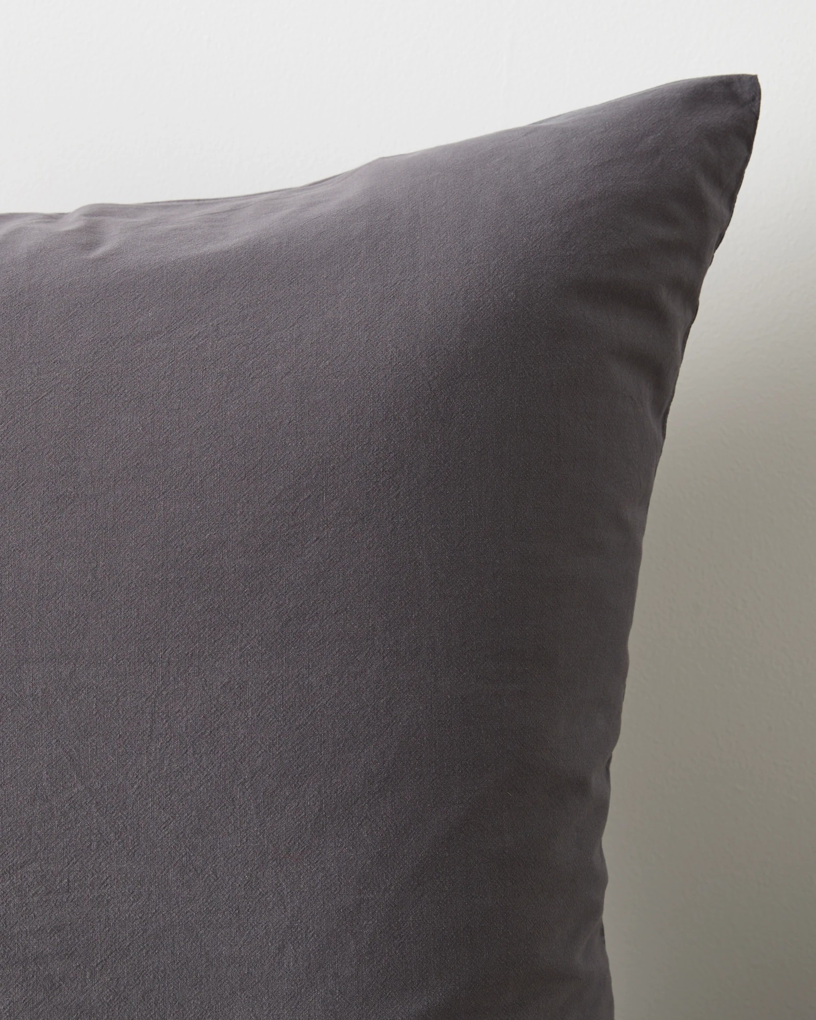 2 Arlo Stonewash European Pillowcase - One Size - Grey, 2 of 3