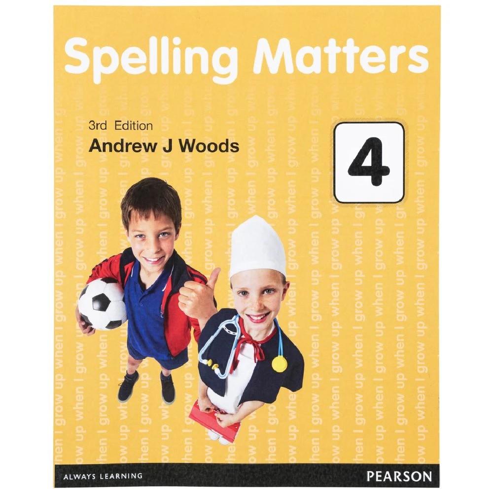 1 Spelling Matters Book 4, 1 of 2