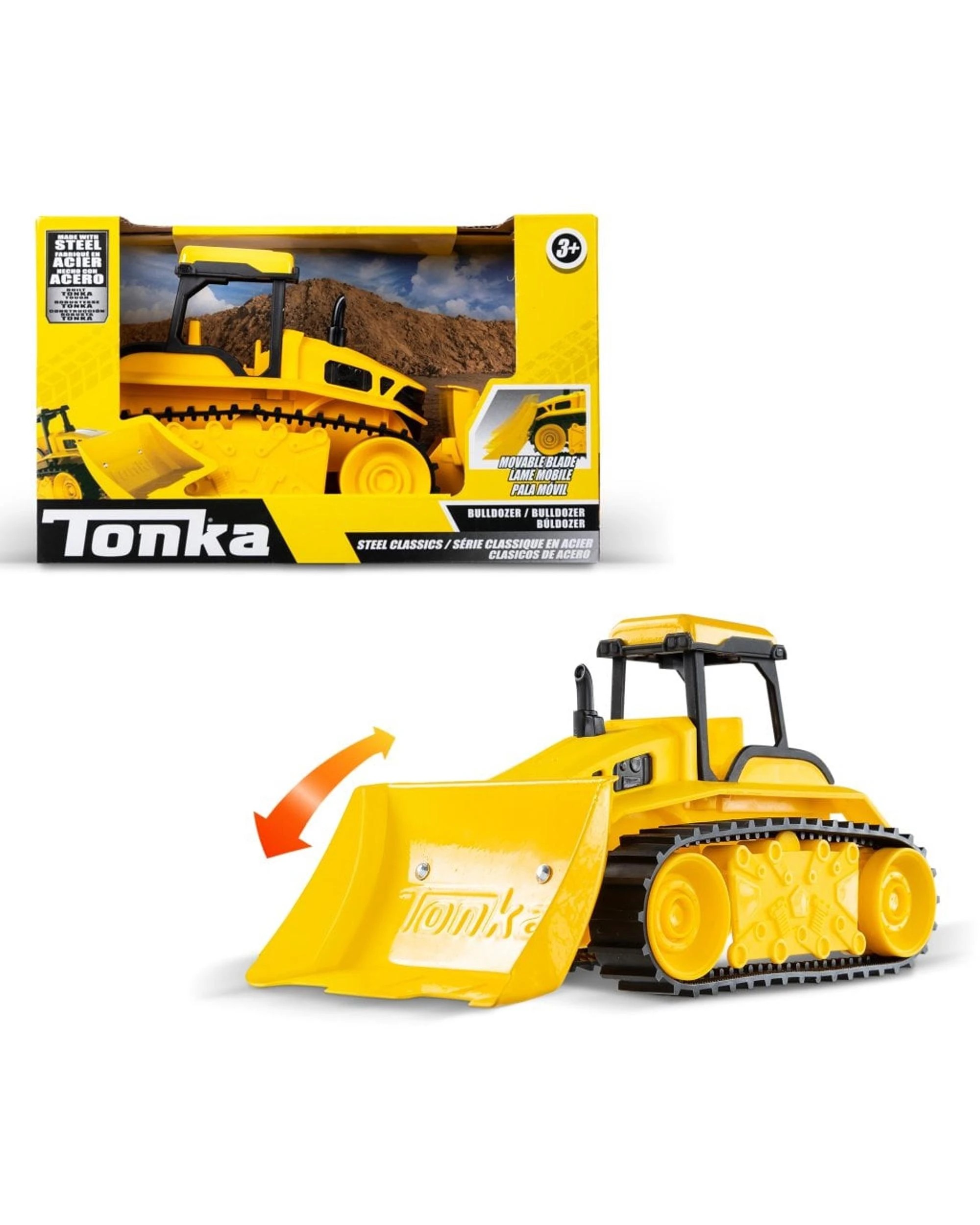 1 Tonka Steel Classics Bulldozer 1:32 Scale Vehicle, 1 of 9