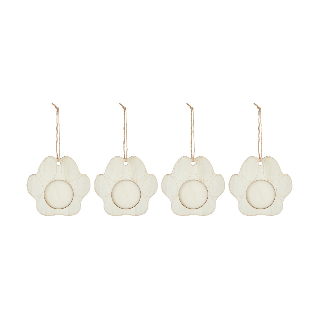 2 4 Pack Christmas Craft DIY Frame Ornaments, 2 of 4