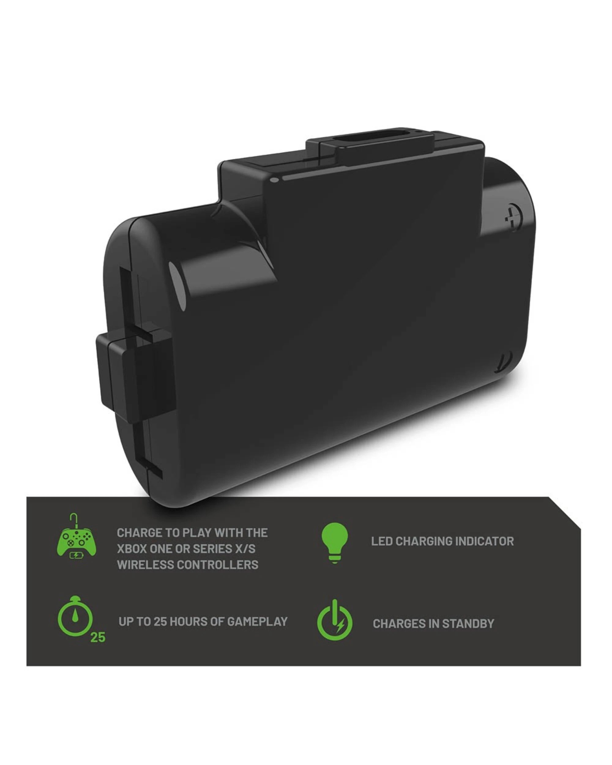 4 4Gamers XBOX Play & Charge Kit - Black, 4 of 5