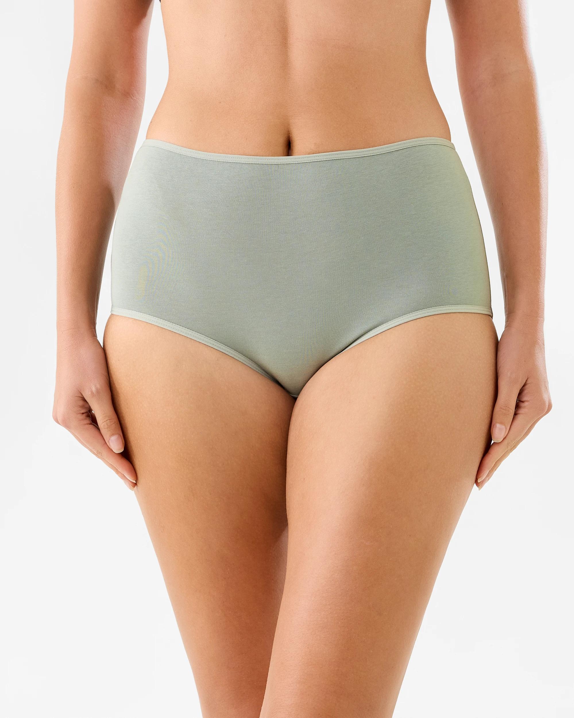 5 7 Pack Cotton Stretch Full Briefs Green Dtsy, 5 of 10