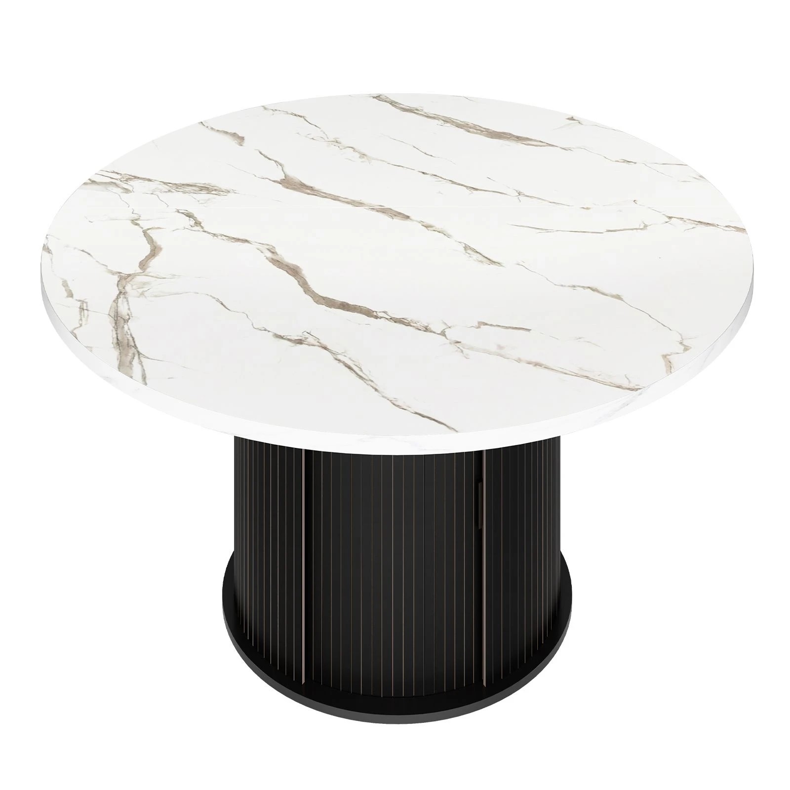 3 Ausway Round Dining Table 120cm Modern Kitchen Breakfast, 3 of 6