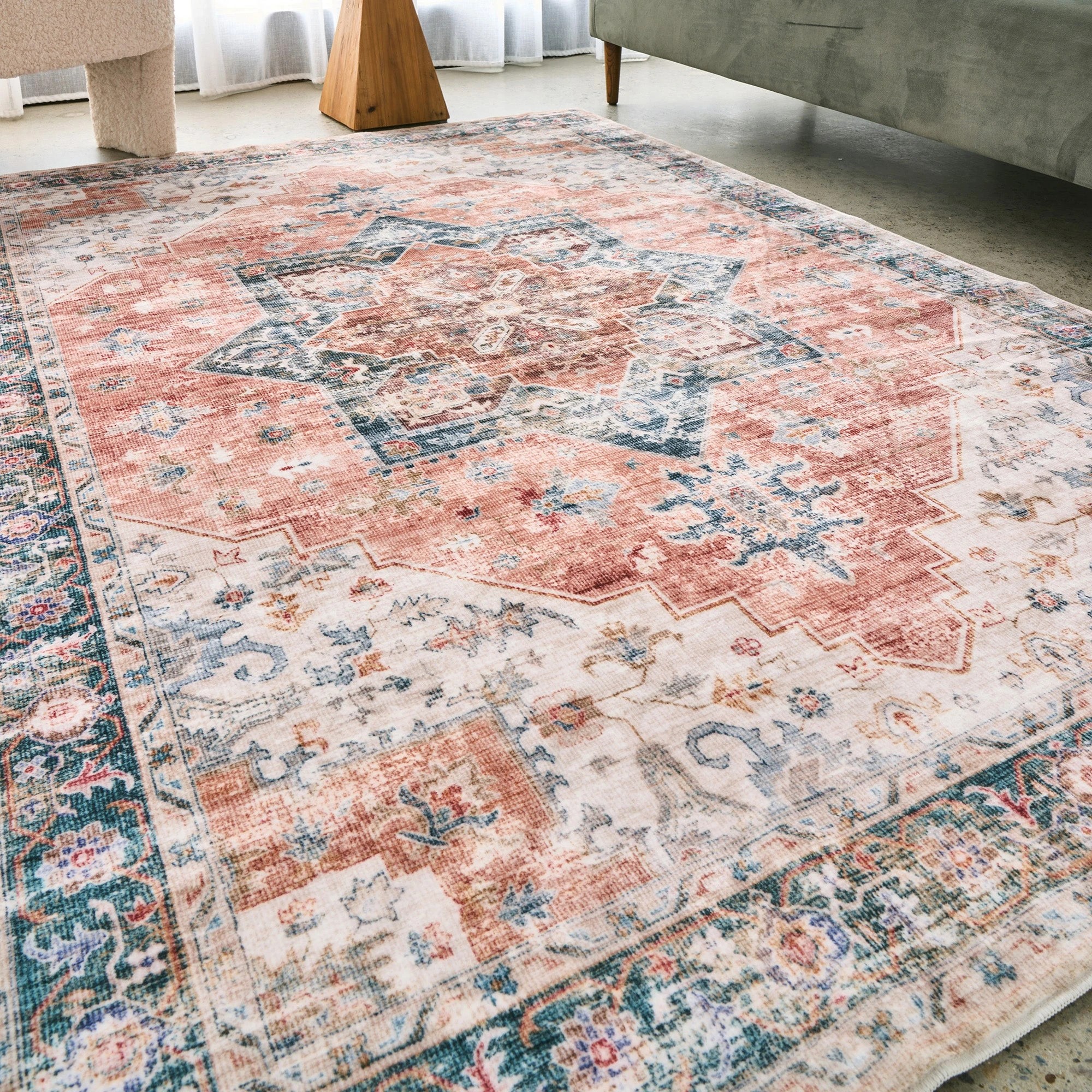 2 Common Ground Rugs Vitality Lila 320x230cm - Extra Large Washable Rug - Orange, 2 of 10