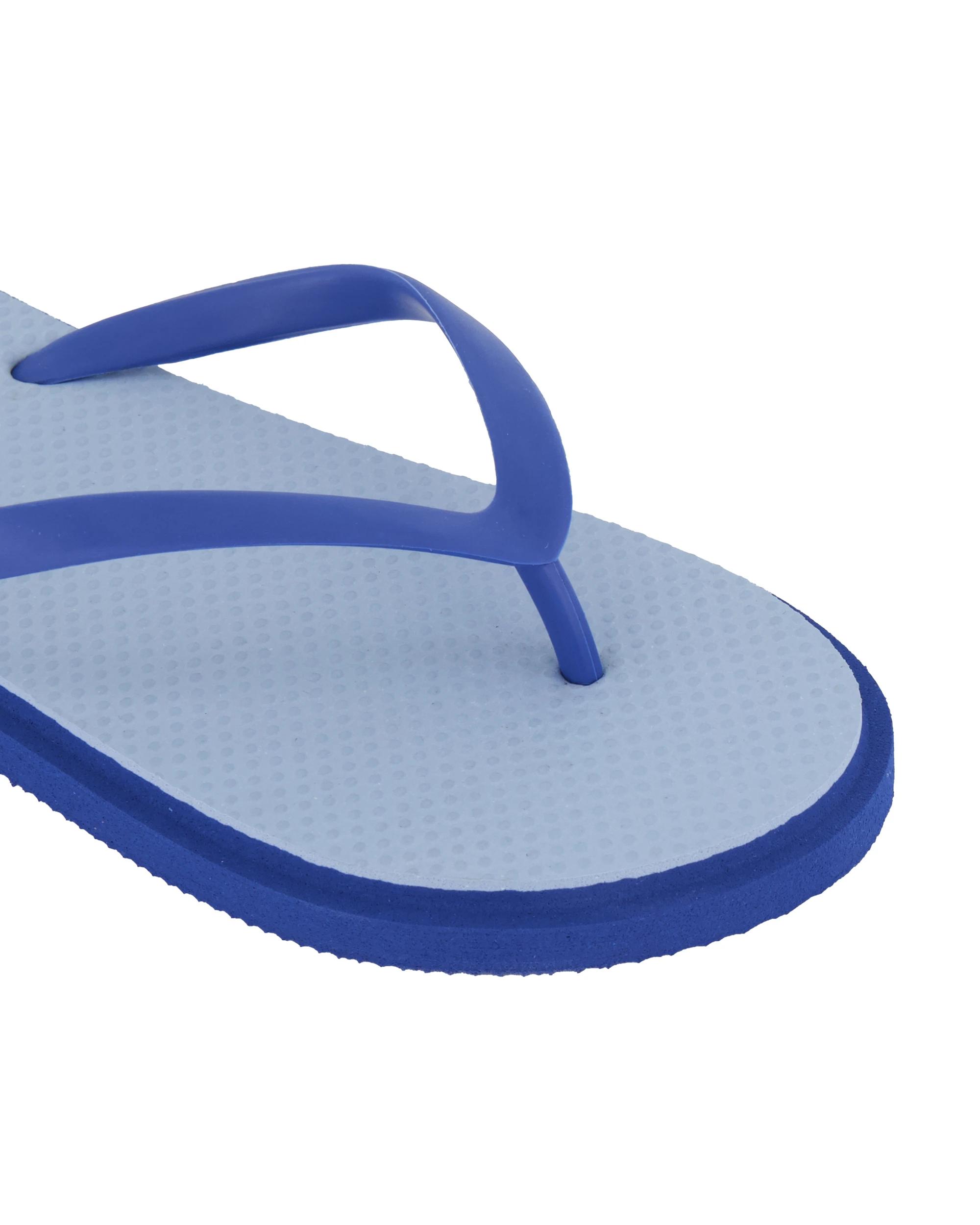 3 Two Tone Textured Thongs Air Blue, 3 of 3