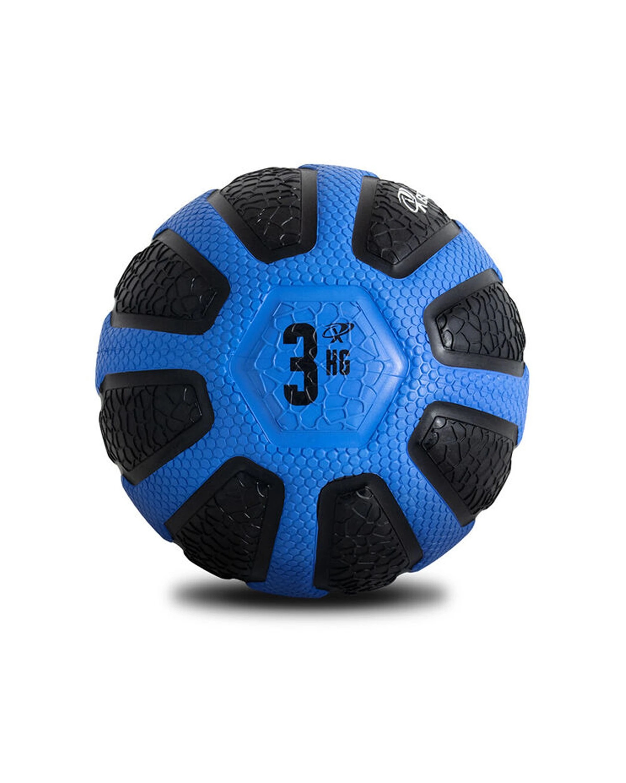 1 BODYWORX Medicine Ball 3kg Rubber Home Gym Exercise Core Strength Training - Multi, 1 of 2