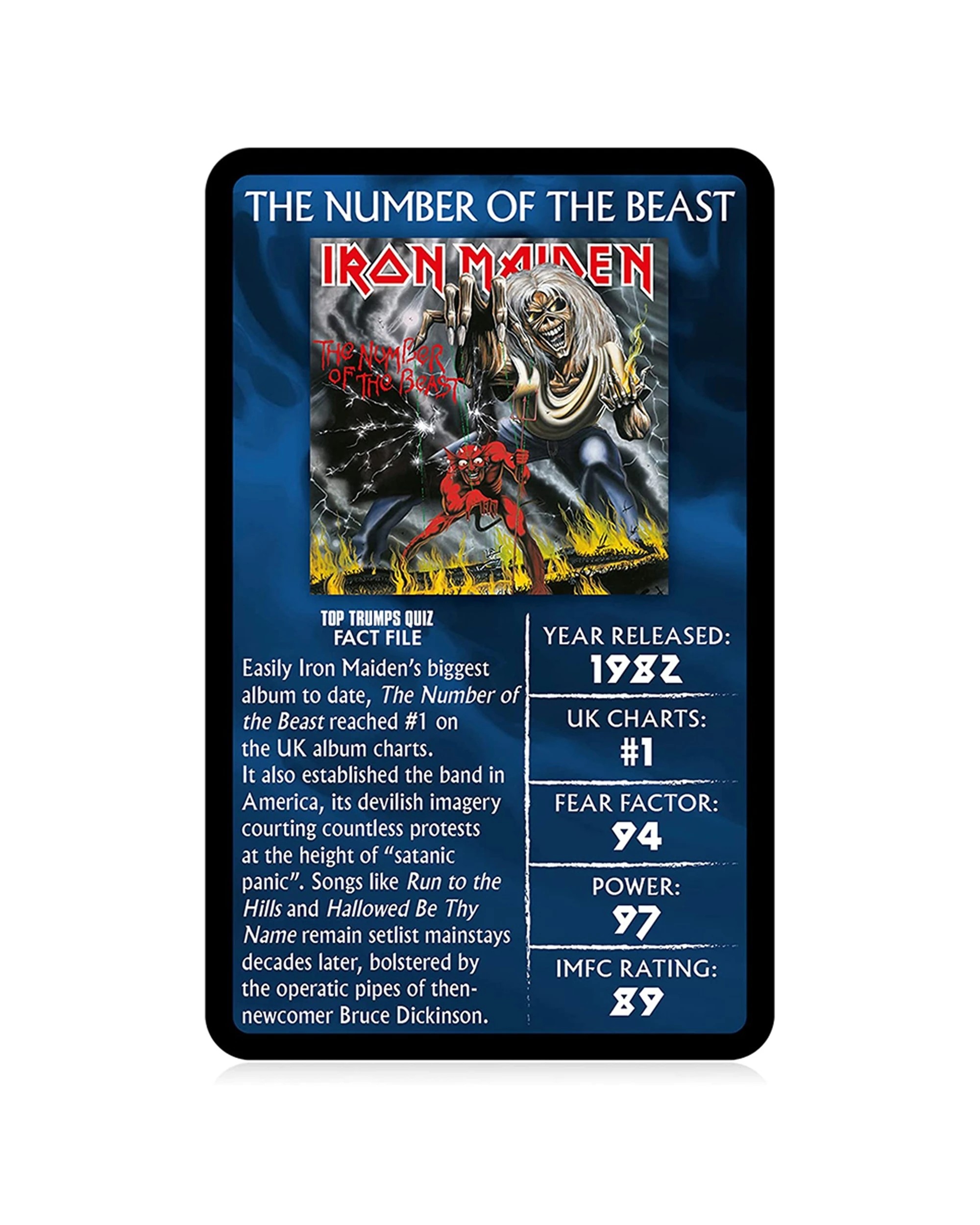 4 Top Trumps Iron Maiden Playing Card Game Collection Limited Edition - Multi, 4 of 4