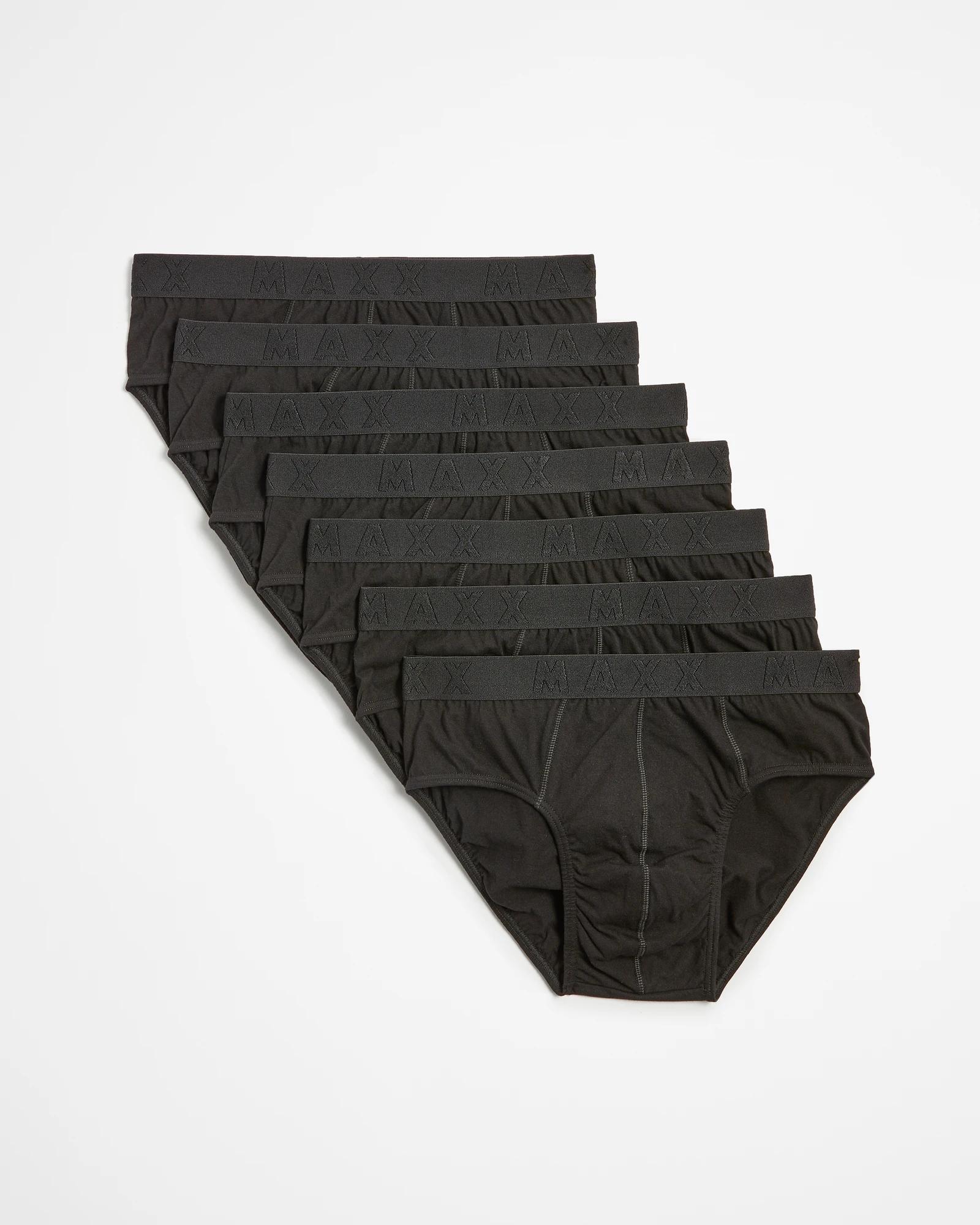 1 7 Pack Hipster Briefs - Maxx BLACK, 1 of 5