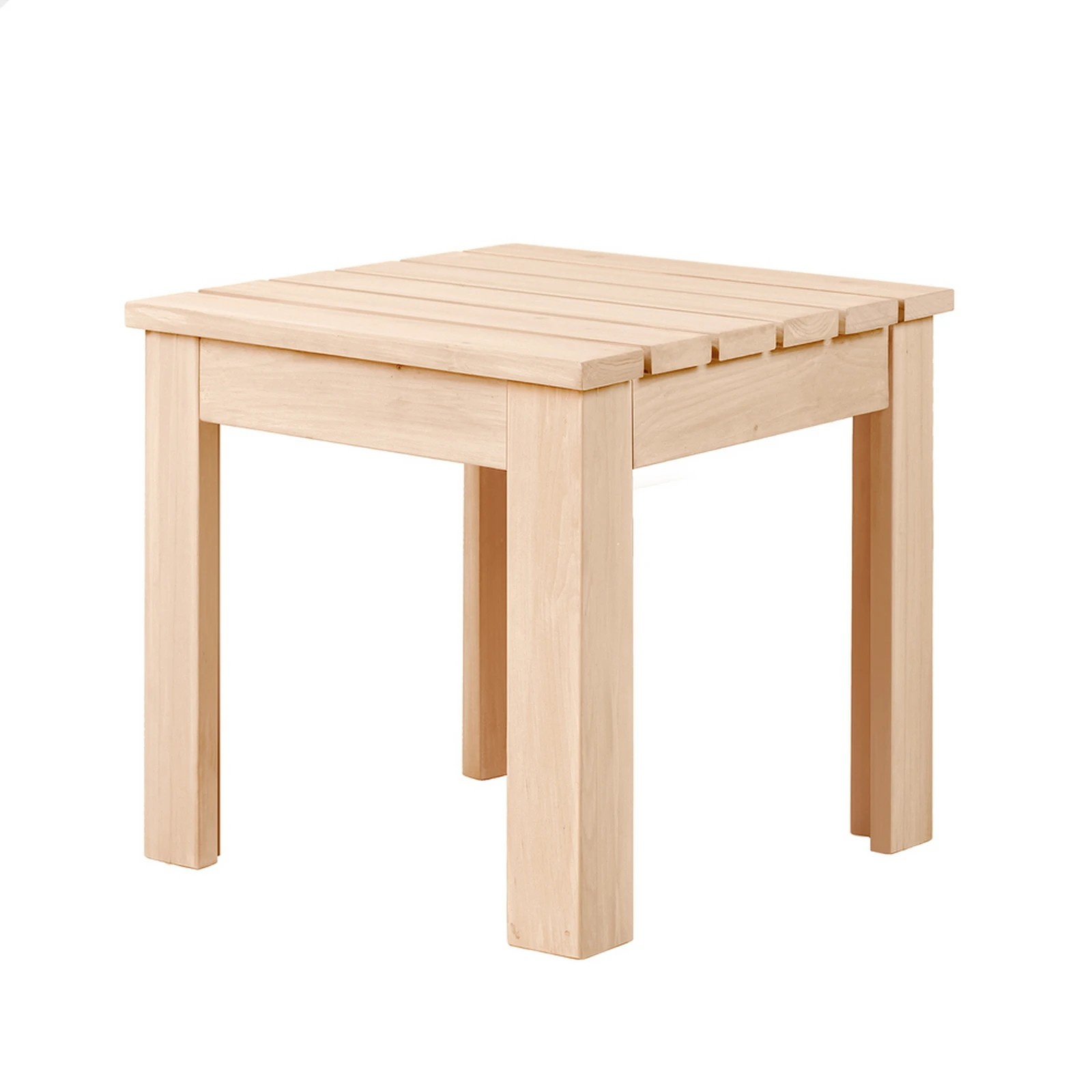 1 Alfordson Wooden Side Desk Coffee Table Outdoor Furniture Patio Garden - Natural, 1 of 9