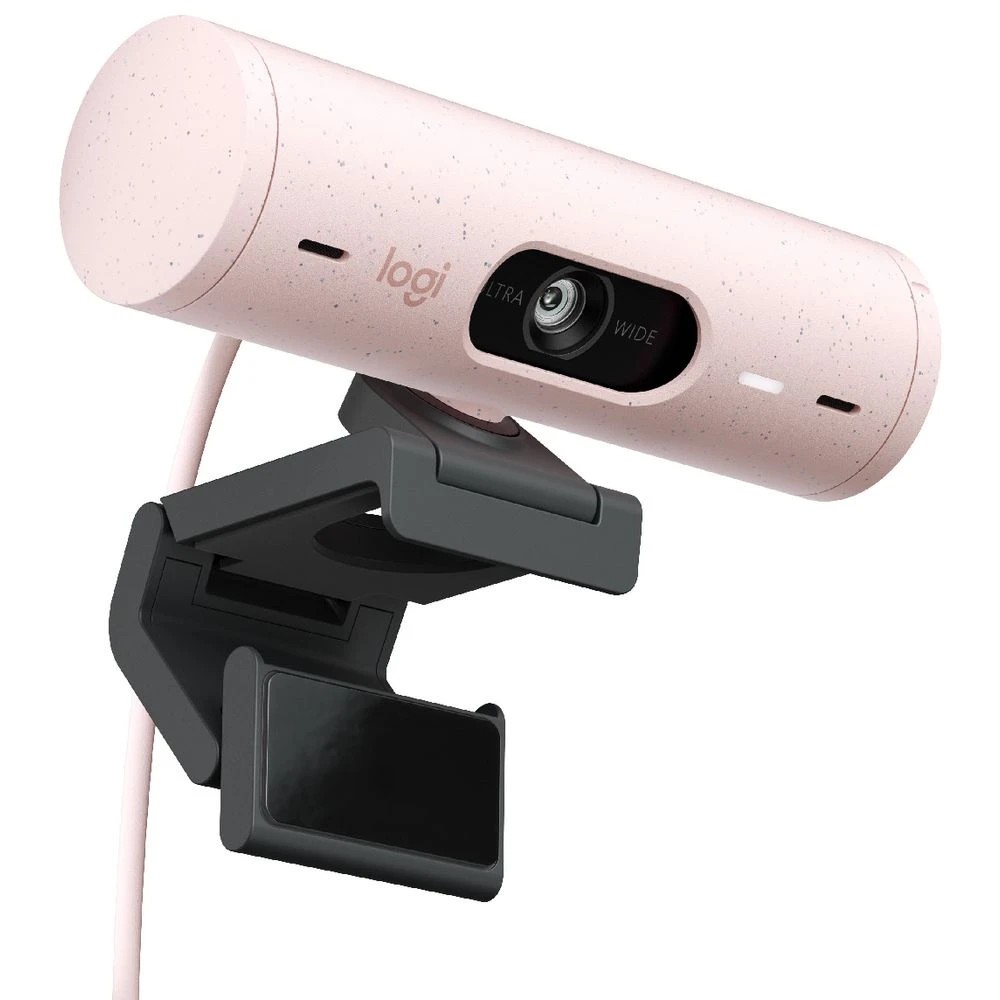 6 Logitech Brio 500 Full HD HDR Webcam Rose, 6 of 10
