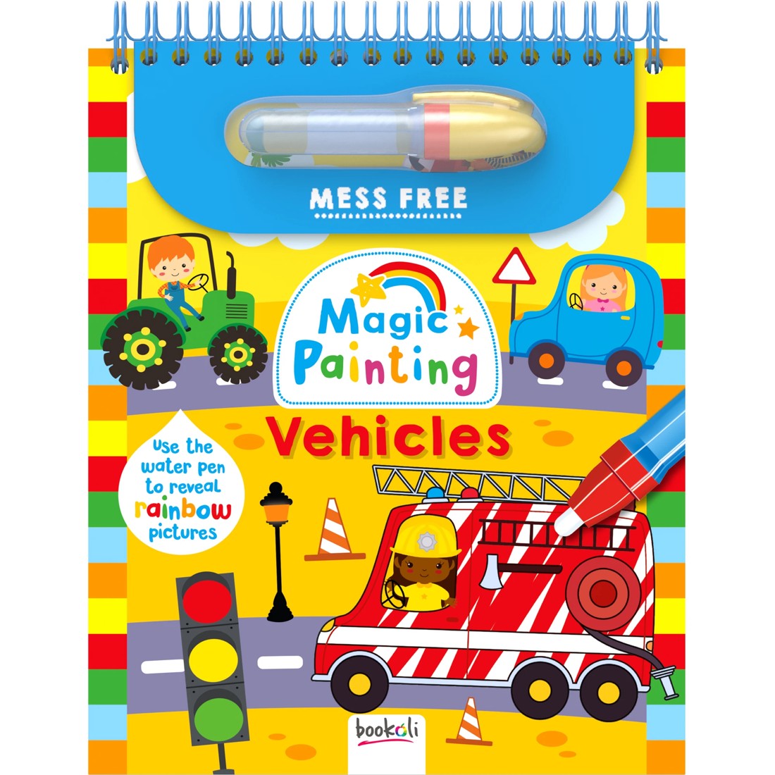 1 Mess Free Magic Painting: Vehicles - Book, 1 of 4