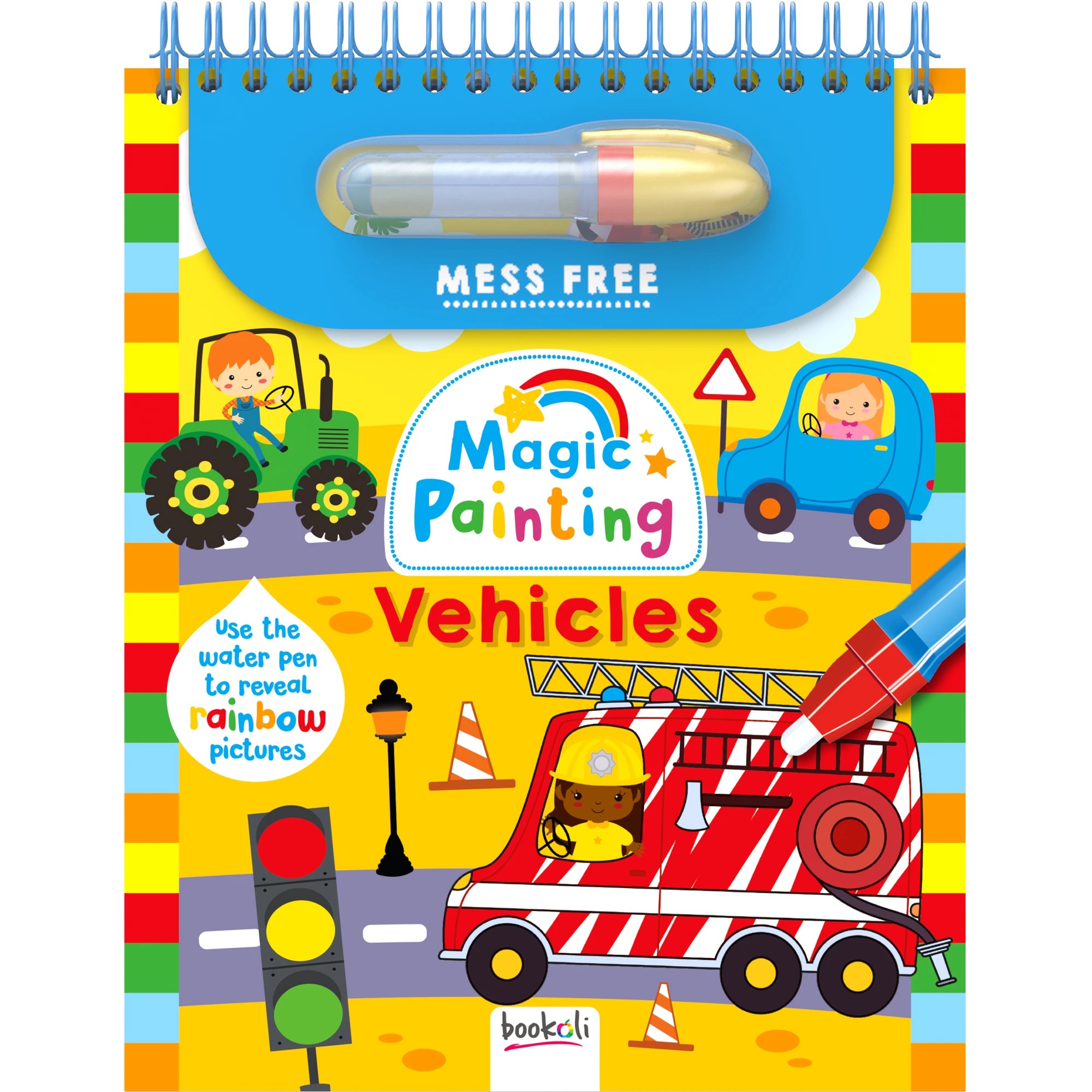 1 Mess Free Magic Painting: Vehicles - Book, 1 of 4
