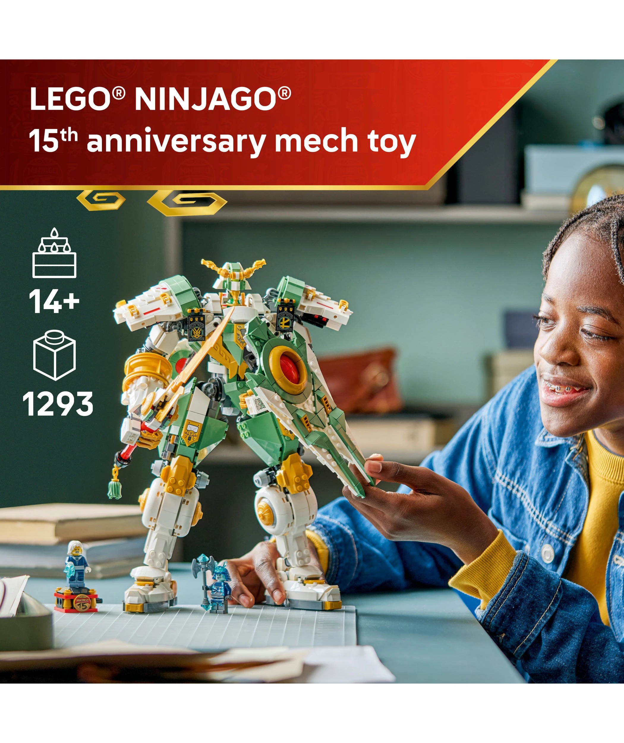 3 LEGO NINJAGO Lloyd's Titan Mech 15th Anniversary 71860, 3 of 10