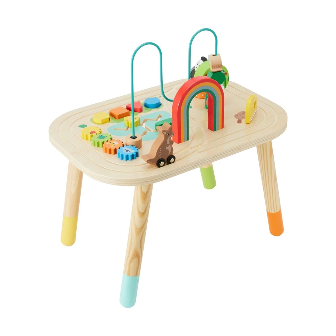 5 Wooden Play: Wooden Activity Table, 5 of 10