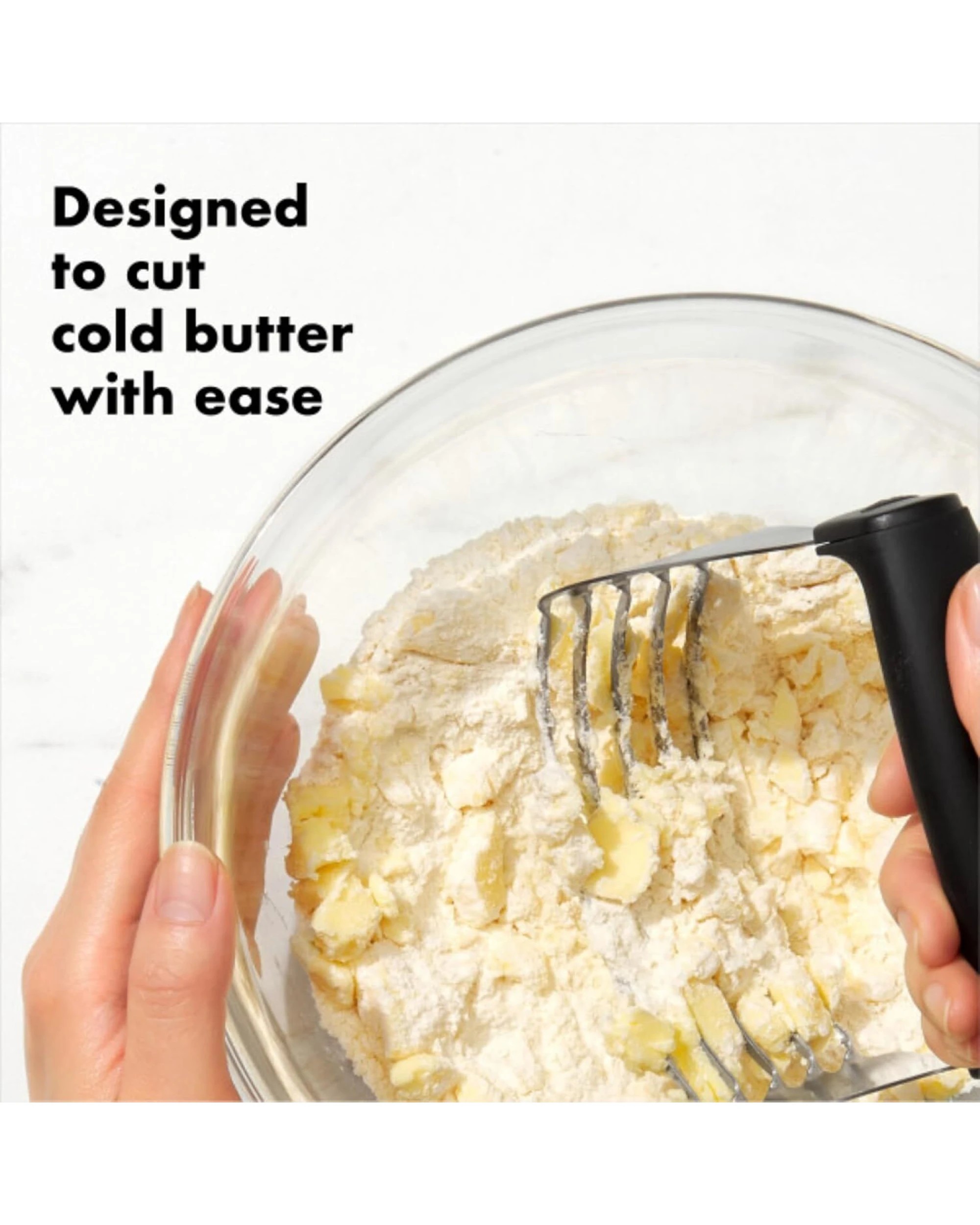 7 OXO Dough Blender and Cutter with Stainless Steel Blades and Non-Slip Handle, 7 of 7