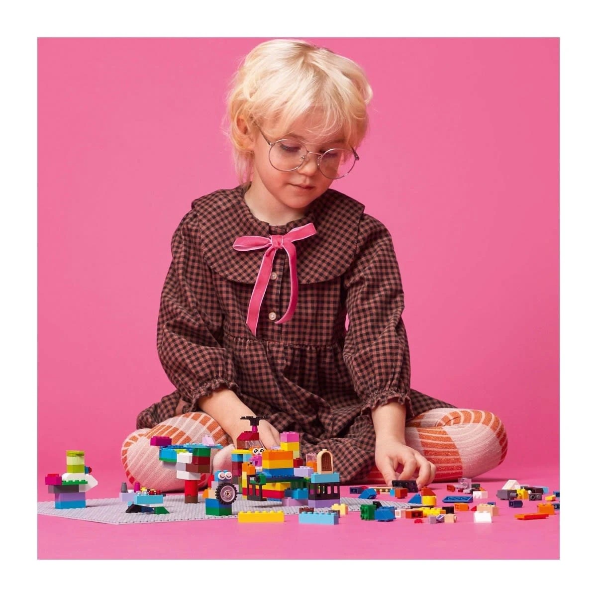 8 LEGO Classic Gray Baseplate 11024, 8 of 10