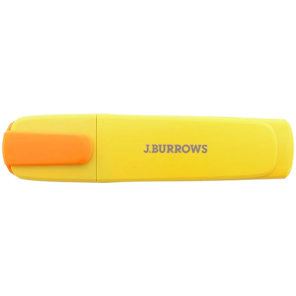 3 J.Burrows Chisel Highlighters Yellow 12 Pack, 3 of 4