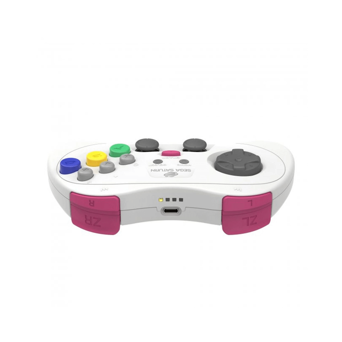 5 Retro-Bit Sega Saturn 2.4ghz Wireless Pro Controller for PC and Mac - White, 5 of 7