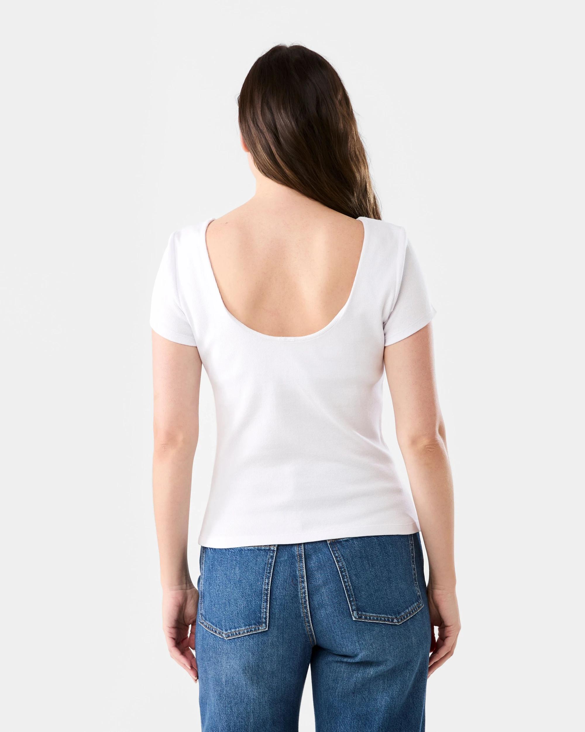 3 Short Sleeve Shelf T-shirt White, 3 of 5