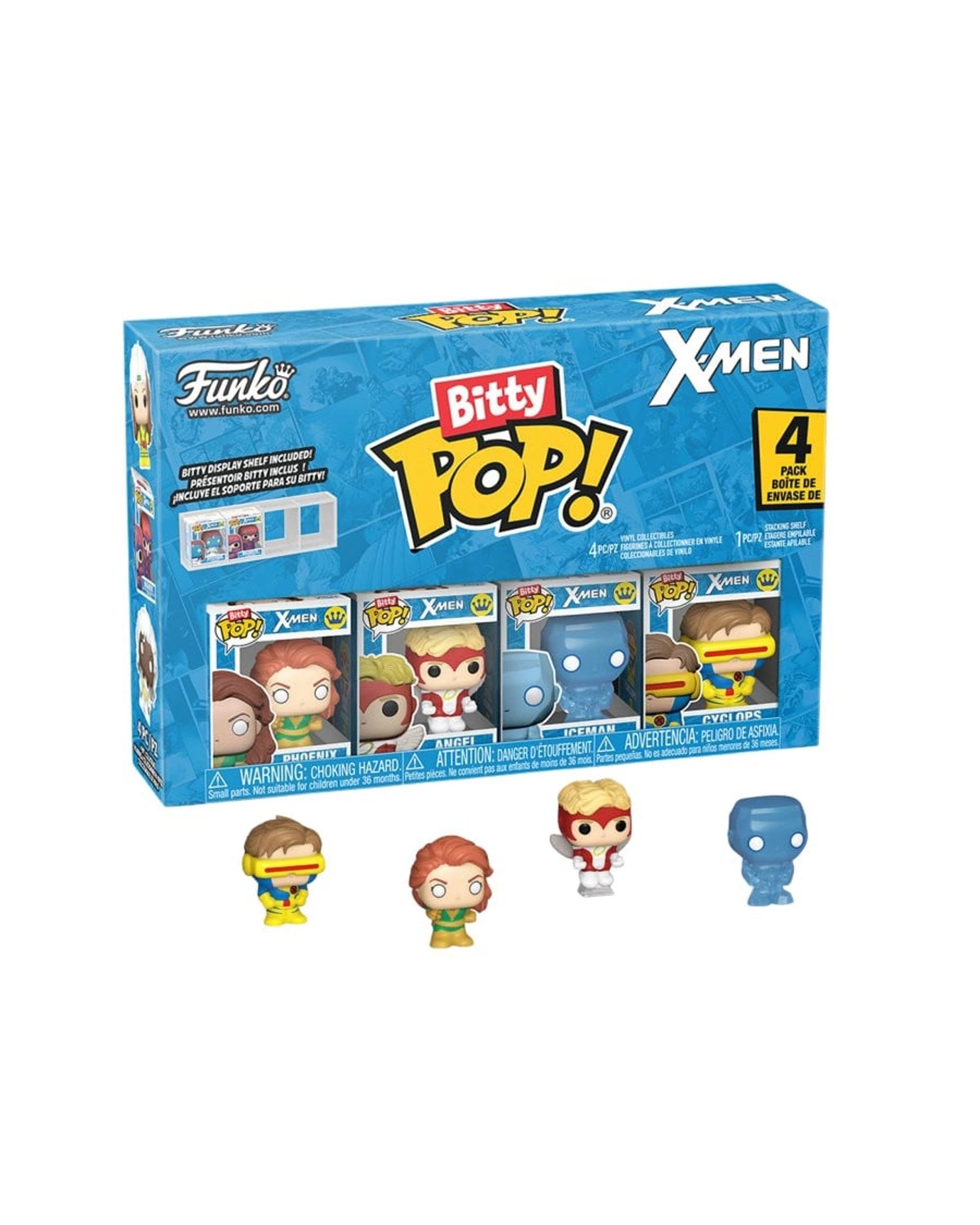 1 Marvel X-Men Jean Grey Bitty POP! Funko POP! Vinyl 4 Pack, 1 of 5