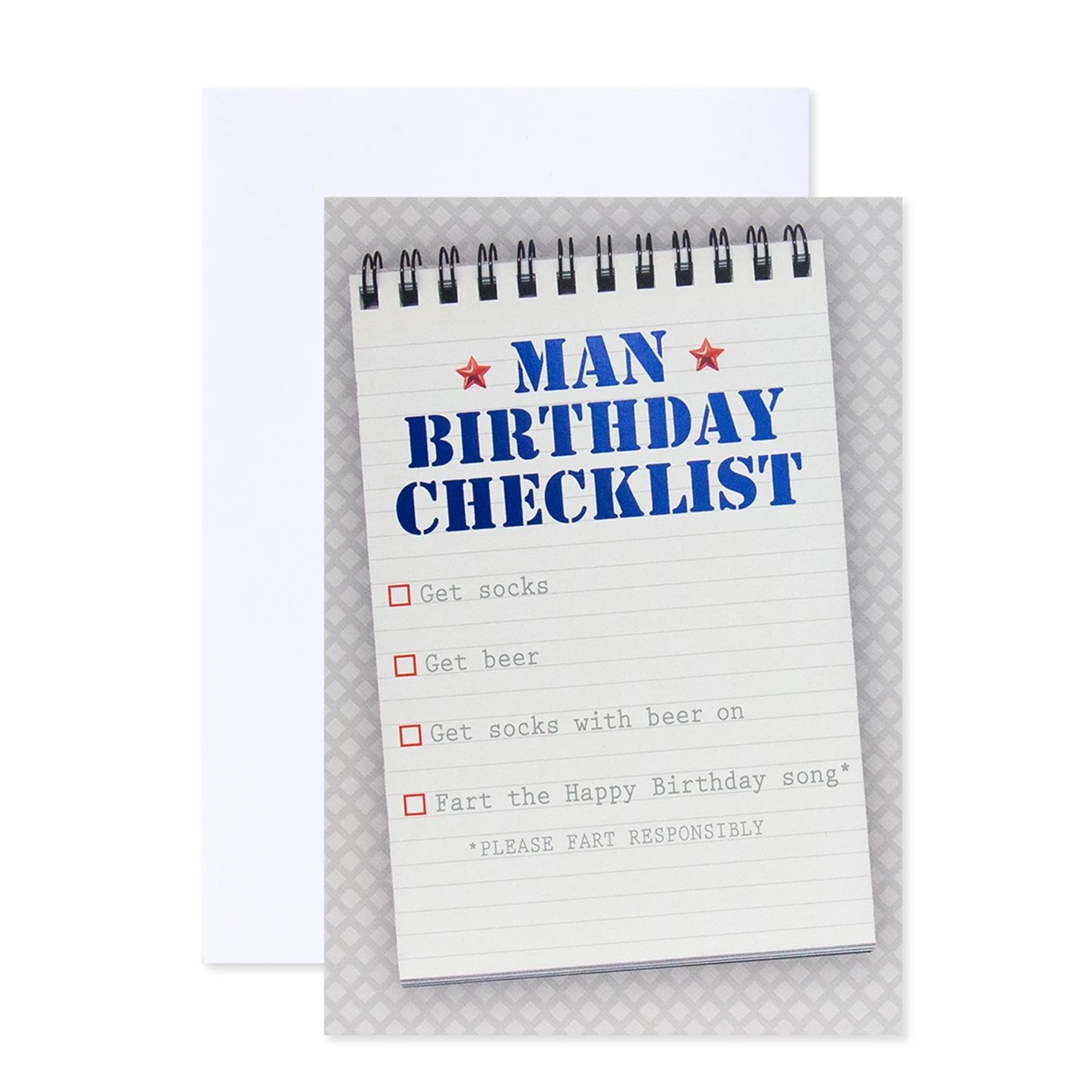 1 Connections from Hallmark Birthday Card - Man Birthday Checklist, 1 of 3