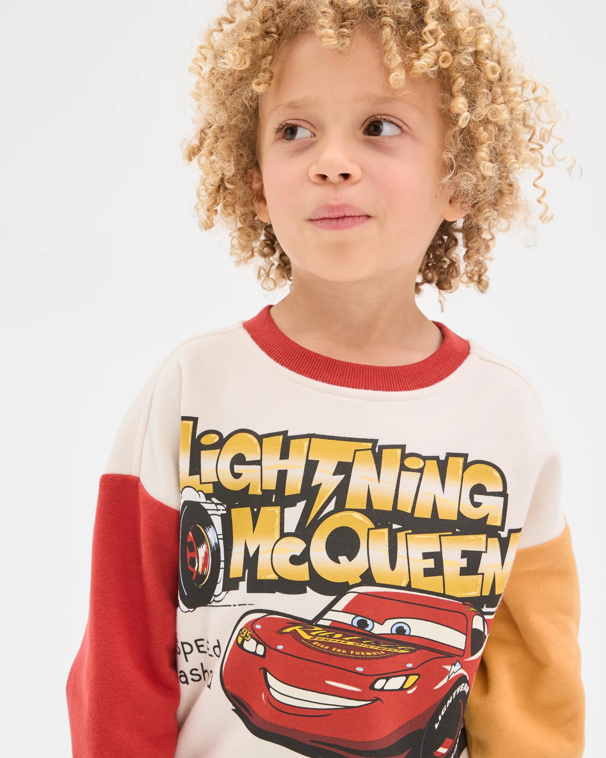 3 Disney Pixar Cars Australian Cotton Blend Jumper and Shorts Set , 3 of 6