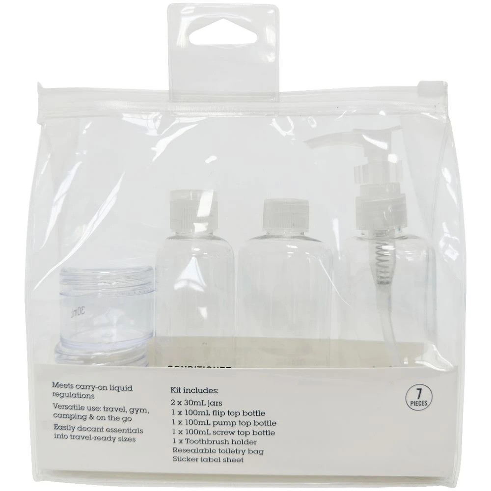 2 J.Burrows 7 Piece Toiletry Travel Kit, 2 of 4