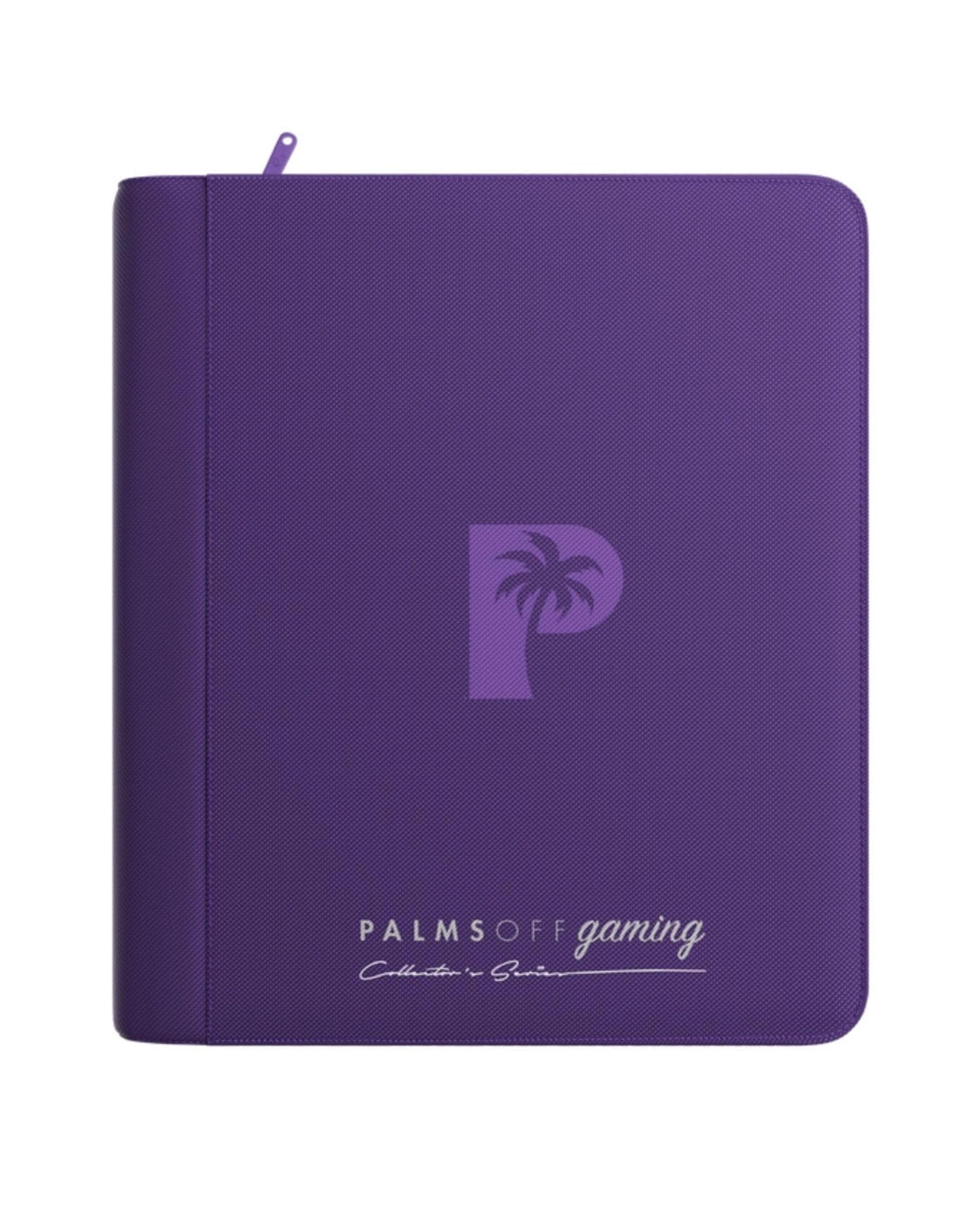8 Palms Off Gaming Collector's Series 4 Pocket Zip Top Loader Binder Purple - Purple, 8 of 8