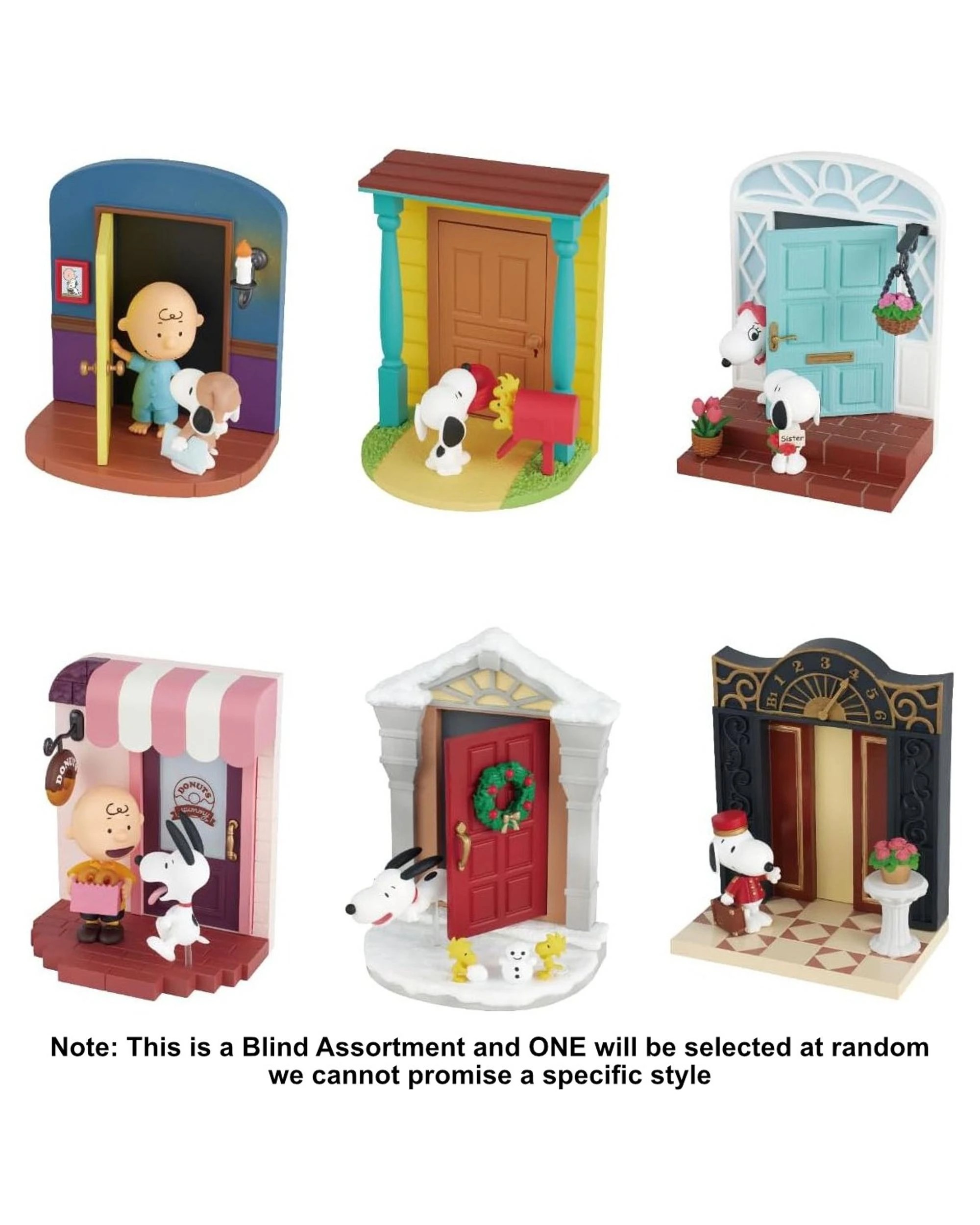 2 Re-Ment Snoopy's Door Story Mini Figure Blind Box, 2 of 3