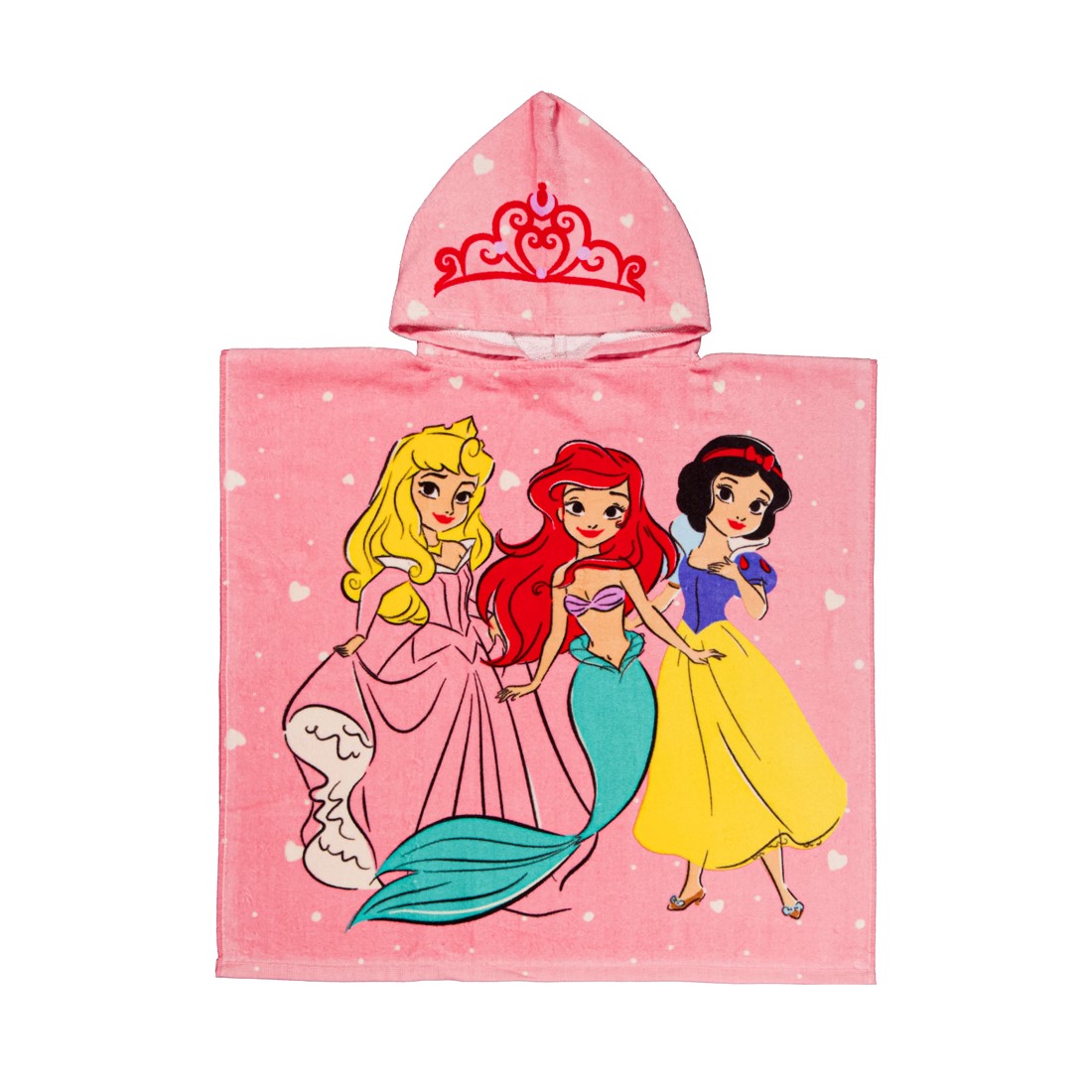 1 Disney Princess Cotton Hooded Towel, 1 of 4