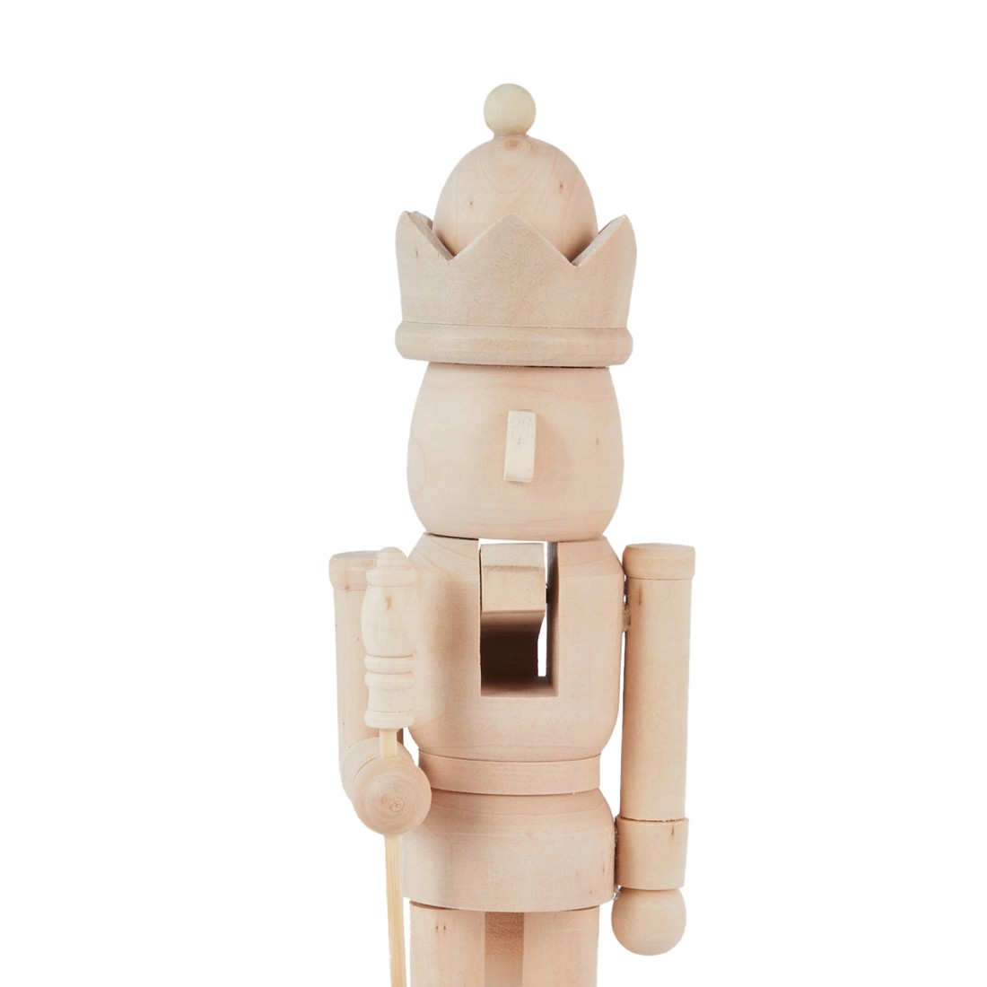 4 Craft Wood Blank Nutcracker, 4 of 5