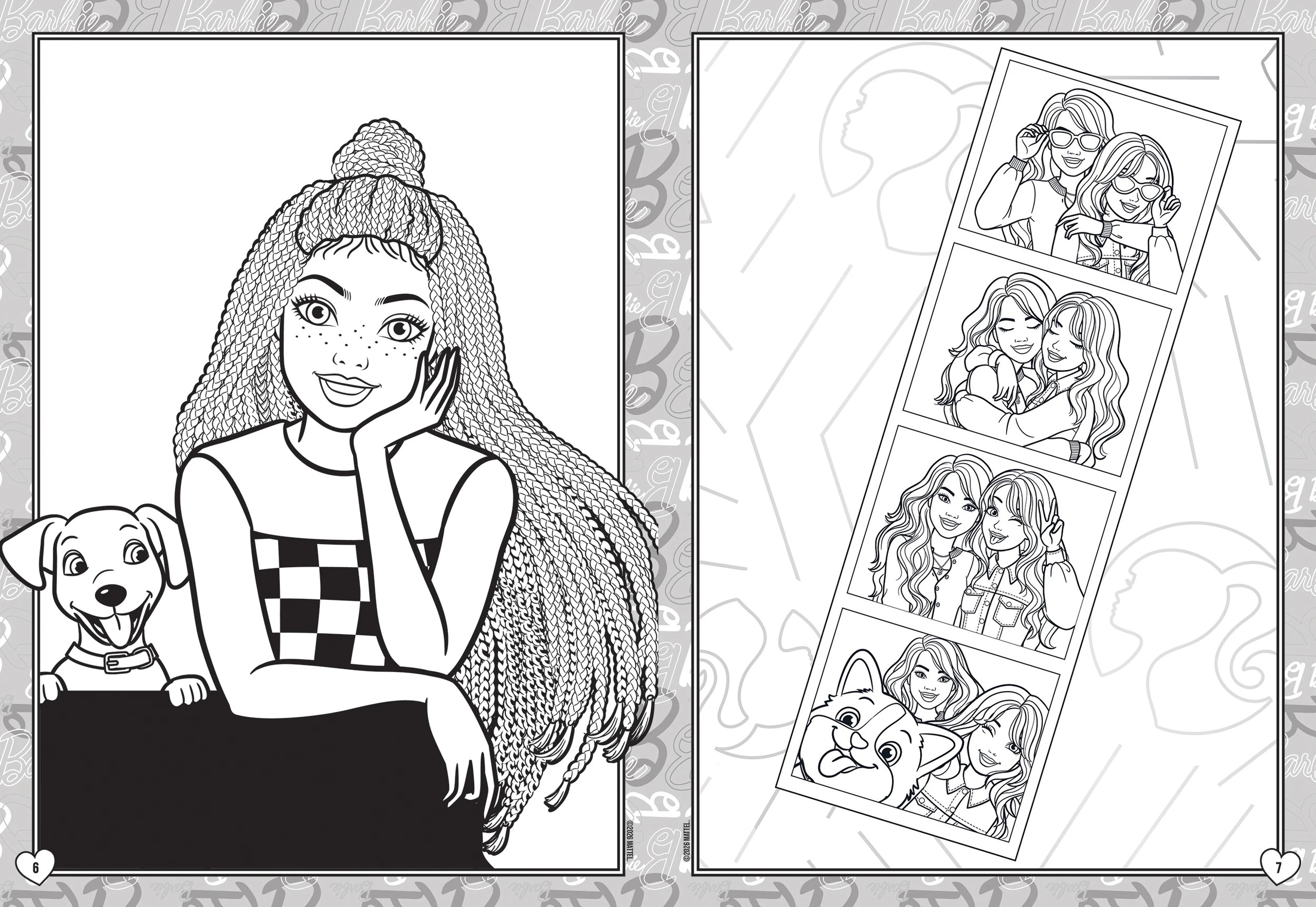 4 Barbie: Mega Colouring Book, 4 of 4