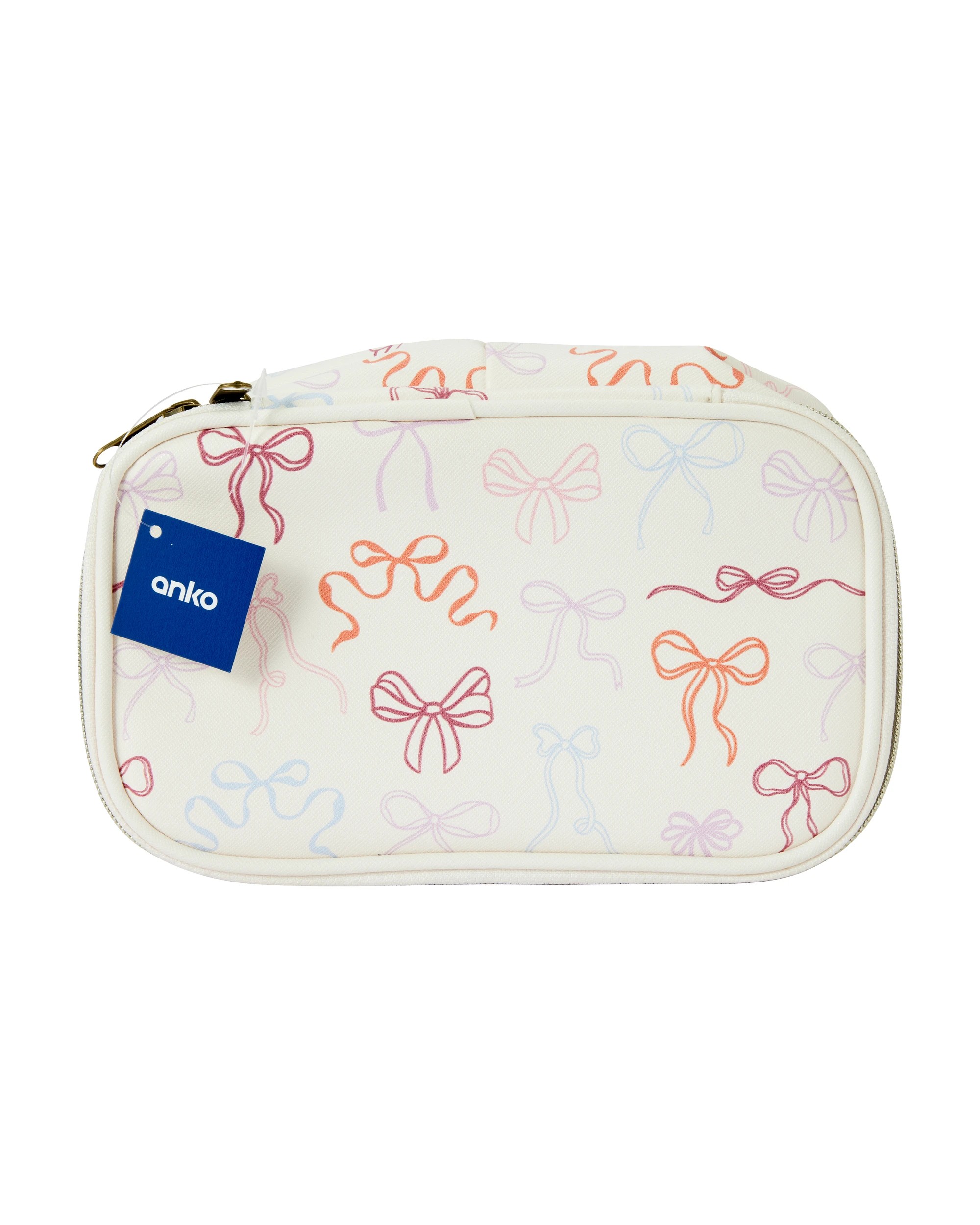 7 Zip Top Pencil Case - Bow, 7 of 7