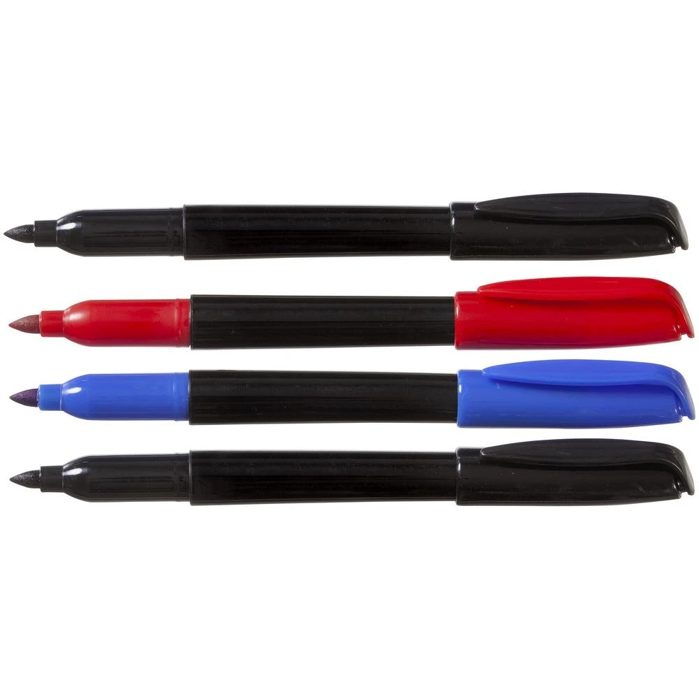 2 Keji Permanent Markers Bullet 1.0mm Assorted 4 Pack, 2 of 2