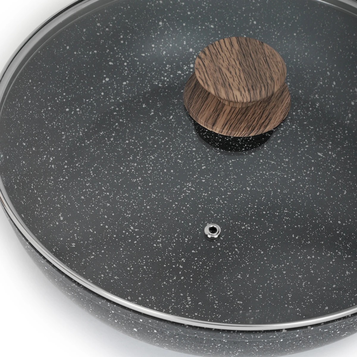6 30cm Wood Look Non-Stick Saute Pan, 6 of 7
