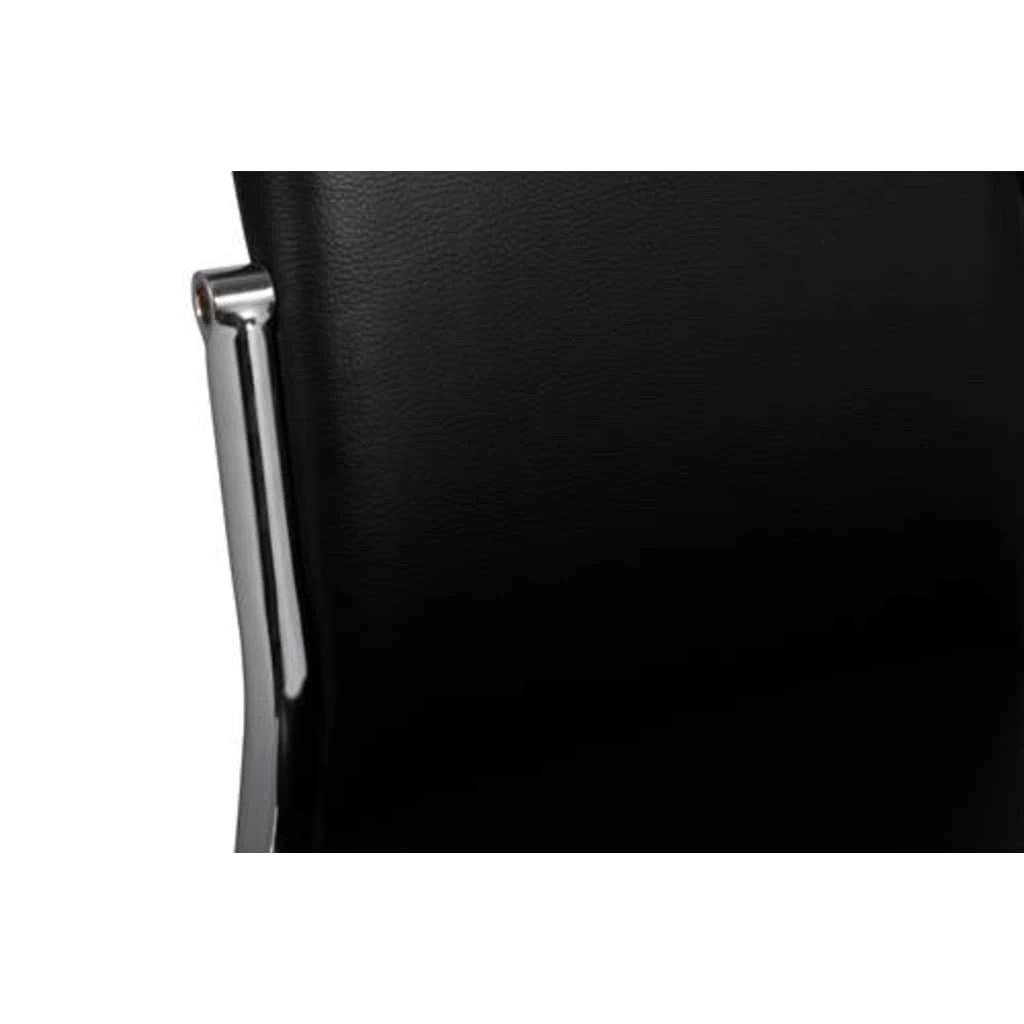 6 Vidaxl Dining Chair Pu/faux Leather - Black, 6 of 7