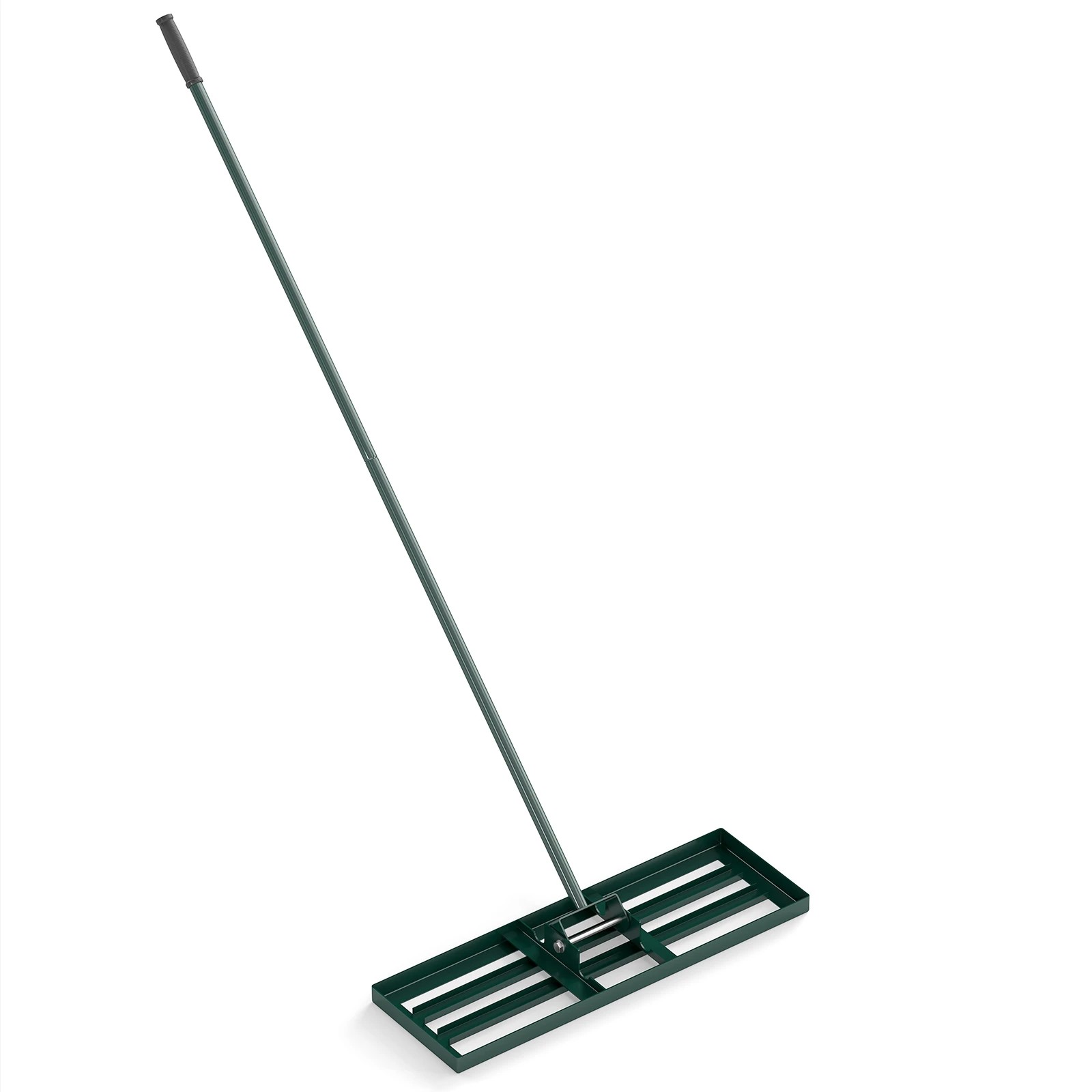 1 Costway 75x25cm Lawn Leveling Rake Heavy-duty Ground Level Tool Garden & Golf Course Farm - Green, 1 of 3