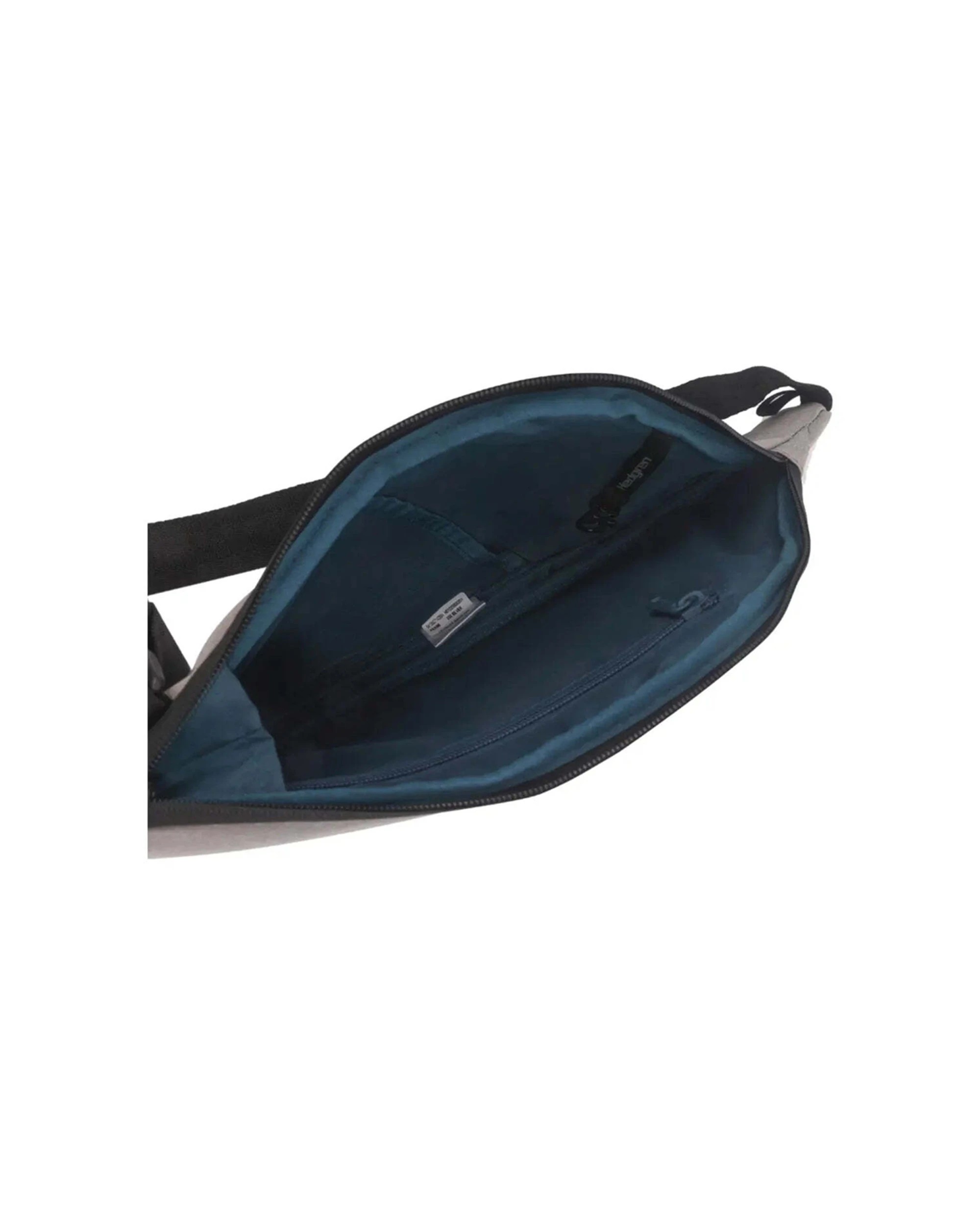 2 Hedgren Frame Flat Monosling Bag Medium Water Repellent Polyester - Silver, 2 of 7
