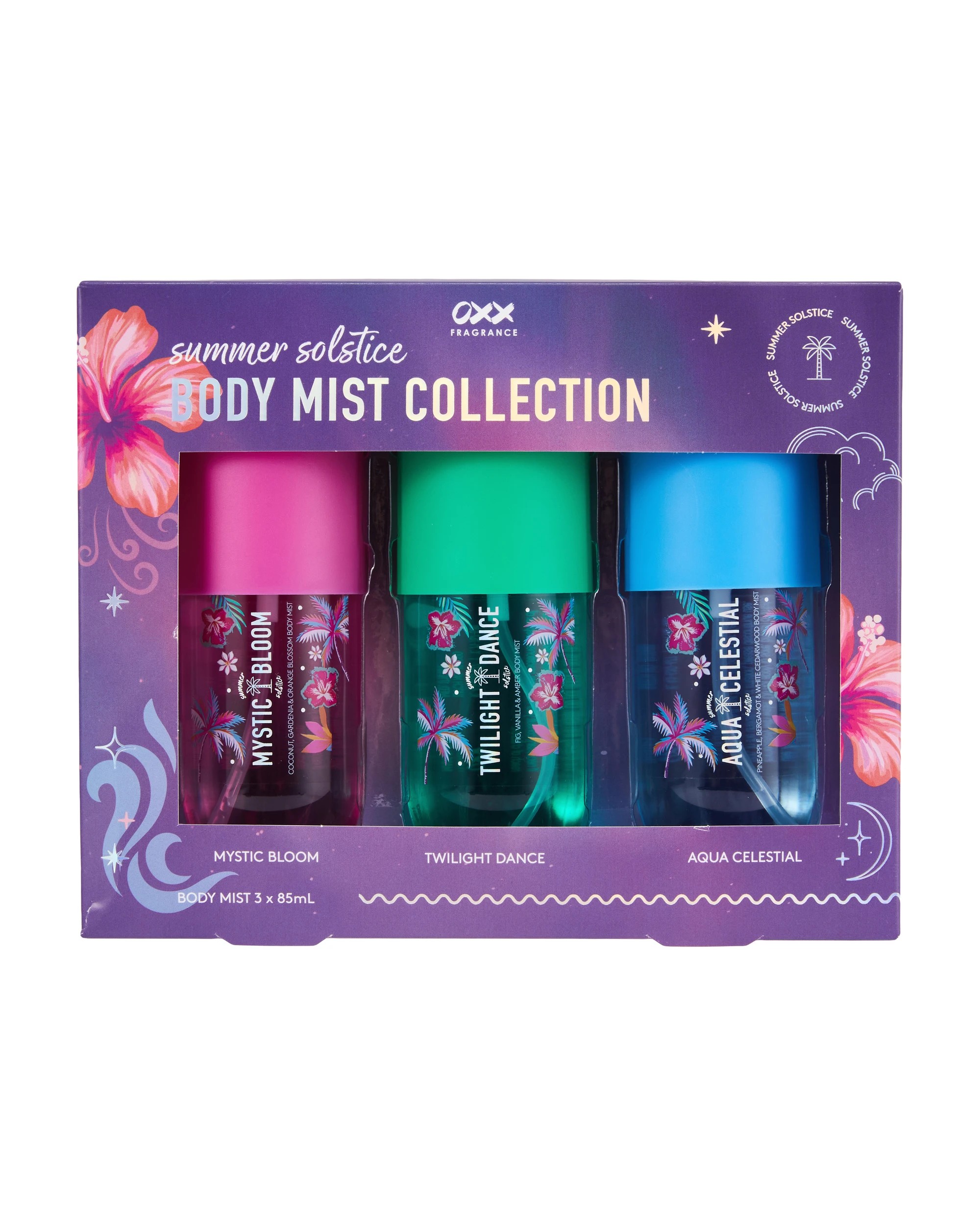 1 OXX Fragrance 3 Piece Summer Solstice Body Mist Collection, 1 of 6