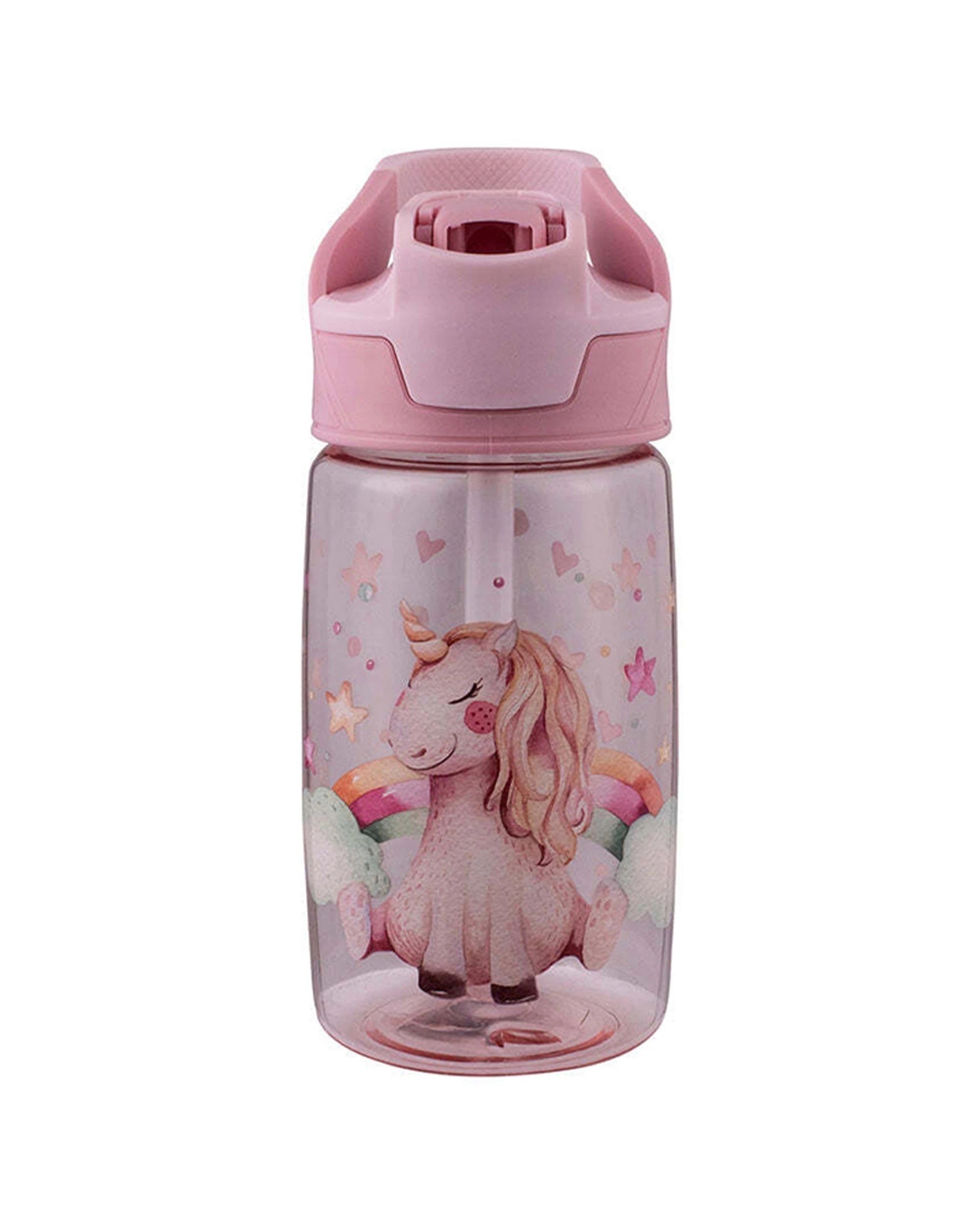 1 Avanti YumYum Tritan 450ml Bottle Unicorn Drinking Tumbler Leakproof Spill- - Clear, 1 of 1