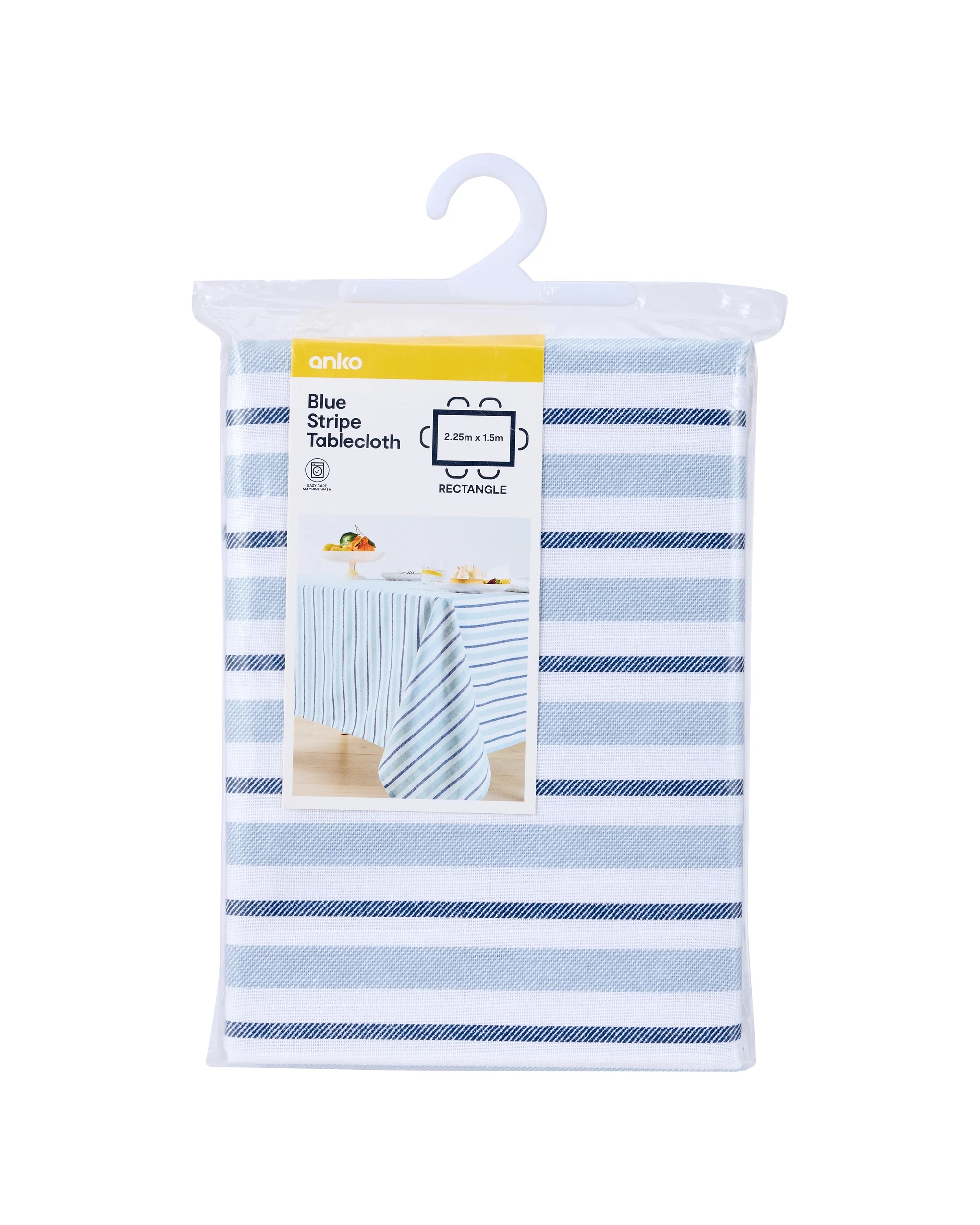 5 Blue Stripe Tablecloth, 5 of 5